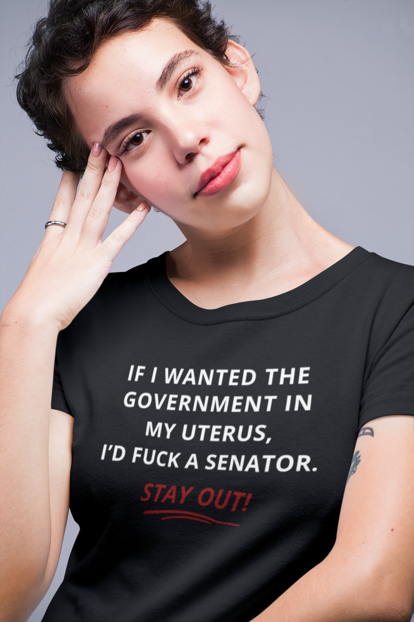 Women's Reproductive Rights Activism Tee. Express Shipping Available!