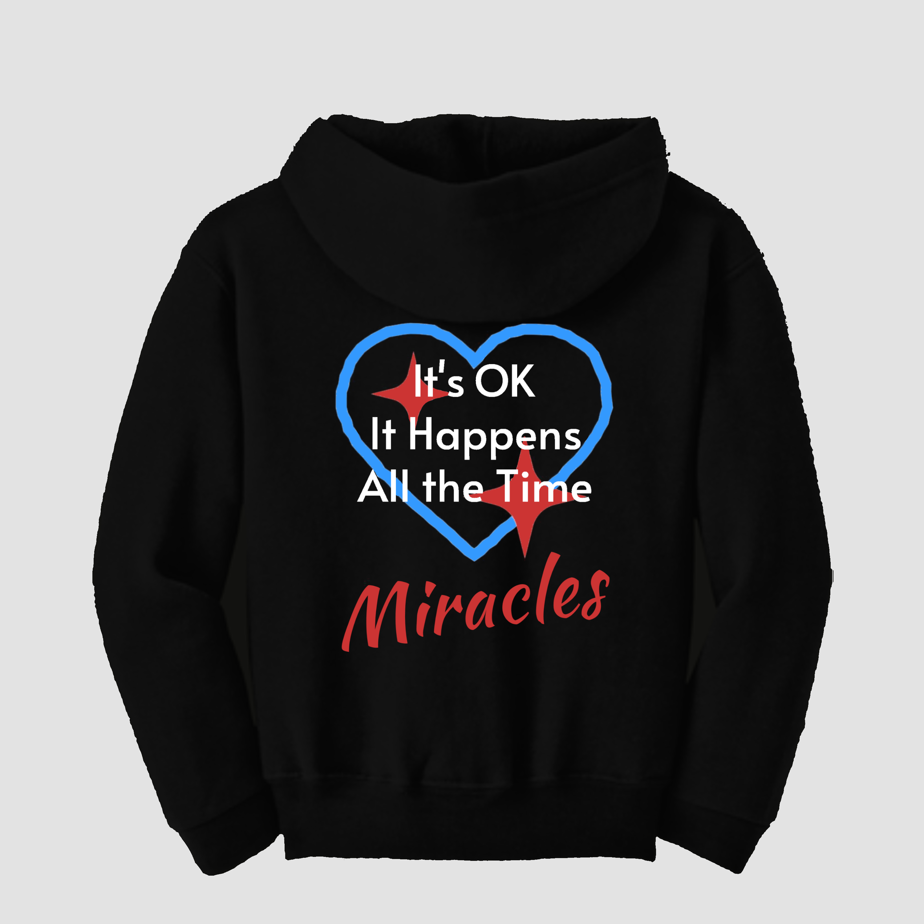 Zip-Up Youth Hoodie, Miracles Happen (Image on Back) product thumbnail image Zip-Up Youth Hoodie, Miracles Happen (Image on Back) product thumbnail image