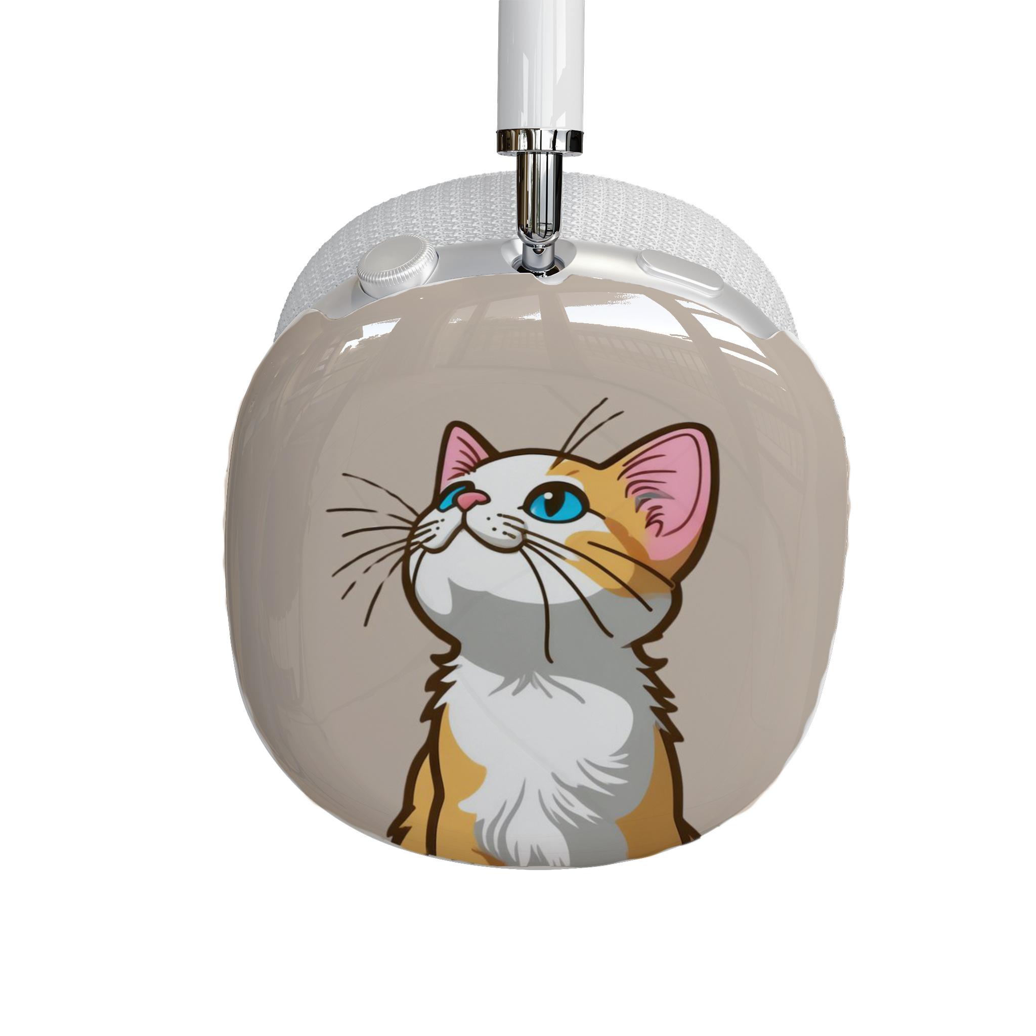 Cute Cat AirPod Max Case, Cat Lover Gift, Airpod Max Accessory, Unique Earphone Case, Fun Cat Design, Kitten Themed - Meow Meow product thumbnail image Cute Cat AirPod Max Case, Cat Lover Gift, Airpod Max Accessory, Unique Earphone Case, Fun Cat Design, Kitten Themed - Meow Meow product thumbnail image