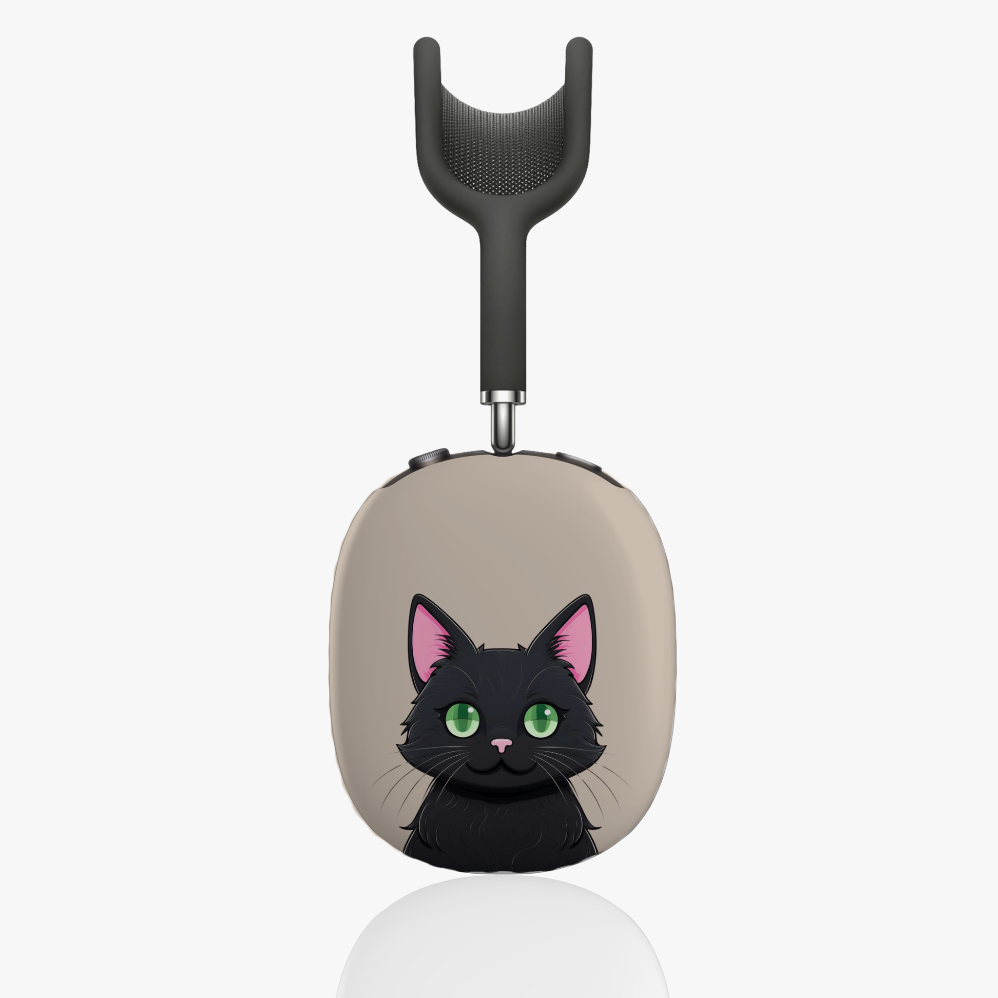 Cute Cat AirPods Max Shell Case, Cat Lover Gift, Kawaii Cat Accessory, Pet Owner Essential, Fun Earphone Protection - Meow Meow product thumbnail image