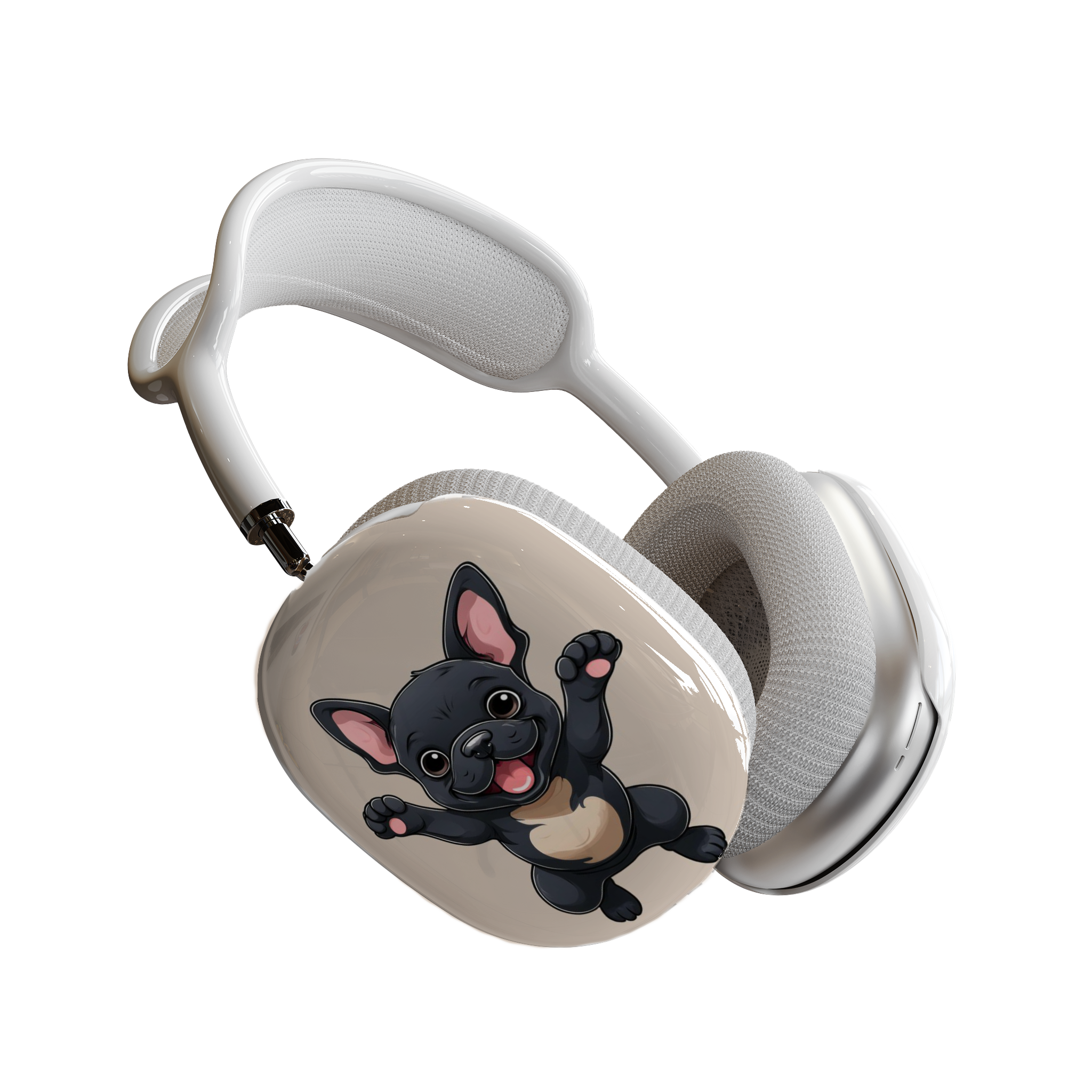 Cute White And Black Puppies AirPods Max Covers, Playful Puppies Pet Lover Gift, Apple Fan Gift, Protective AirPods Max Holder - Woof Woof product thumbnail image Cute White And Black Puppies AirPods Max Covers, Playful Puppies Pet Lover Gift, Apple Fan Gift, Protective AirPods Max Holder - Woof Woof product thumbnail image