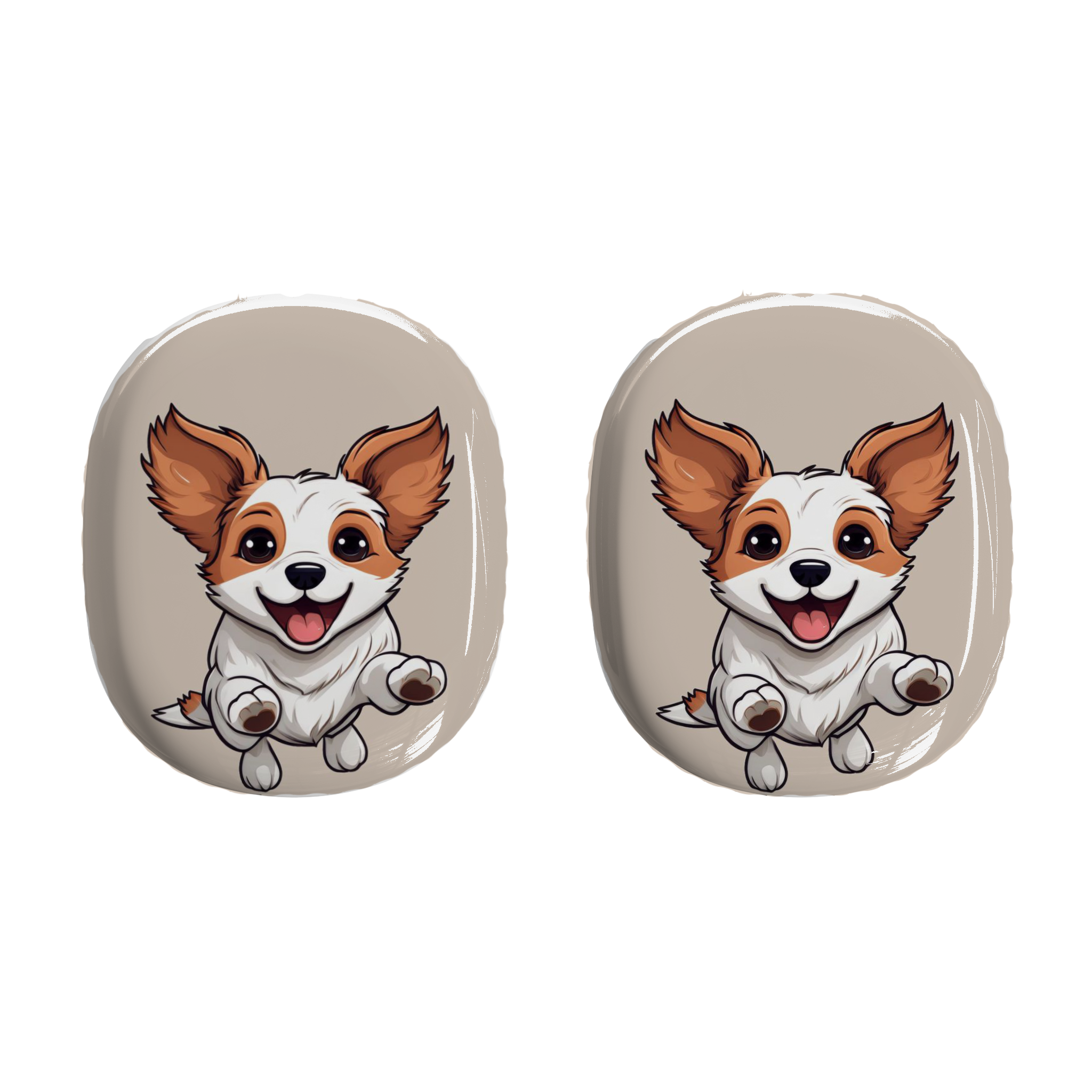 Playful Jack Russell AirPods Max Shell Case, Cute Dog Accessory, Pet Lover Gift, Protective Cover, Fun Tech Case, Unique Design - Woof Woof product thumbnail image