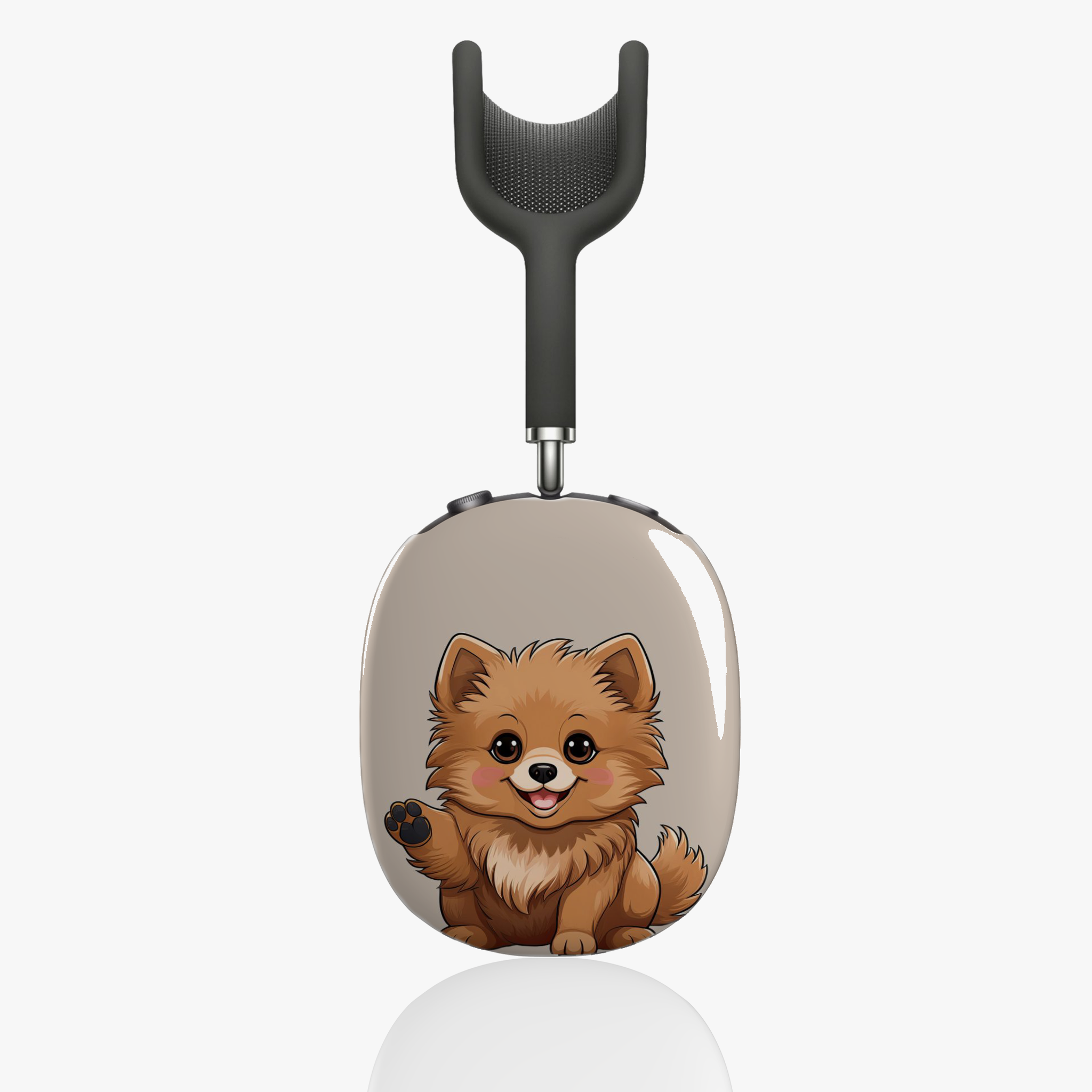 Dog Lover AirPods Max Shell Case, Cute Pomeranian &amp; Chihuahua Design, Adorable Apple Fan or Pet Owner Gift,  Animal Lover Gift - Woof Woof product thumbnail image