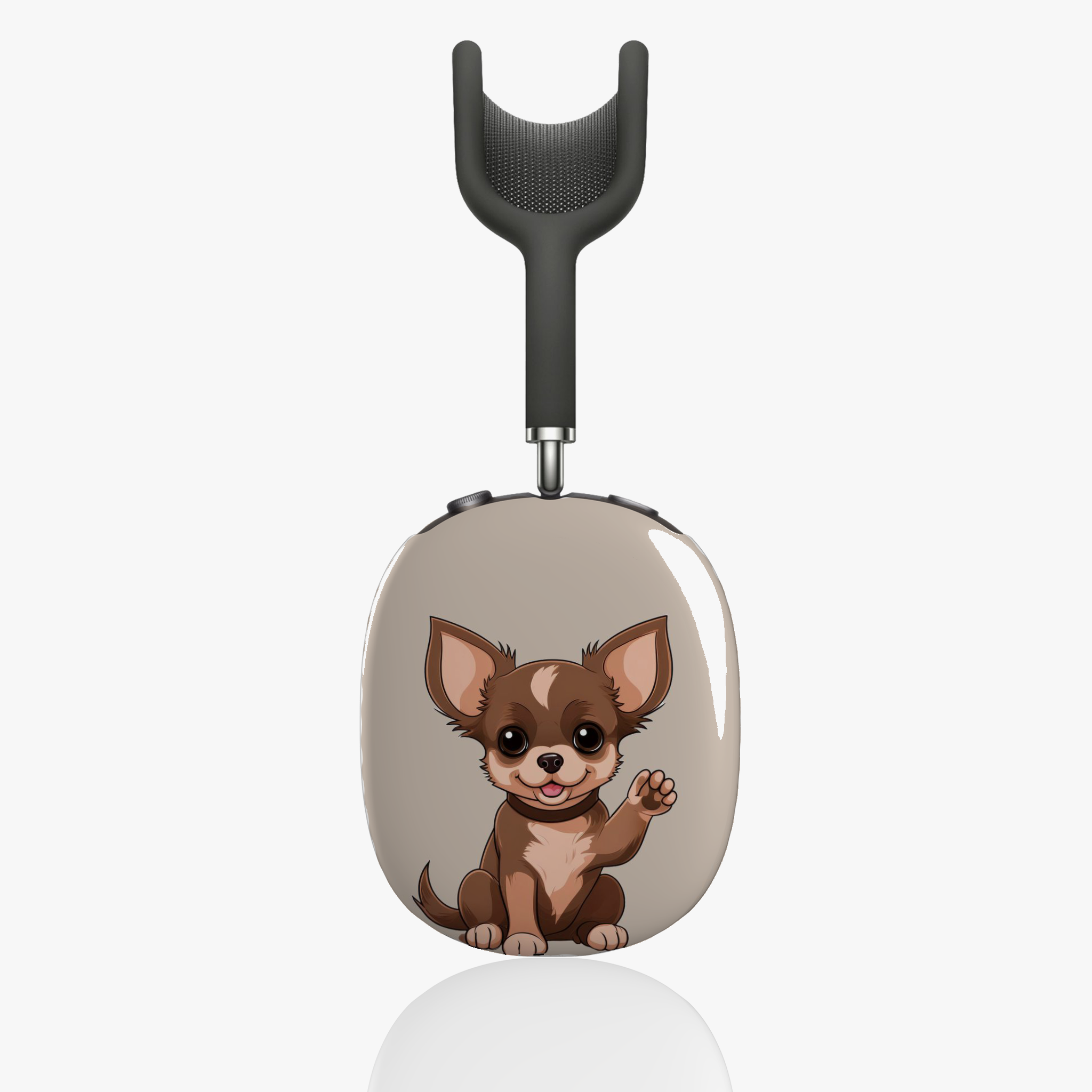 Dog Lover AirPods Max Shell Case, Cute Pomeranian &amp; Chihuahua Design, Adorable Apple Fan or Pet Owner Gift,  Animal Lover Gift - Woof Woof product thumbnail image