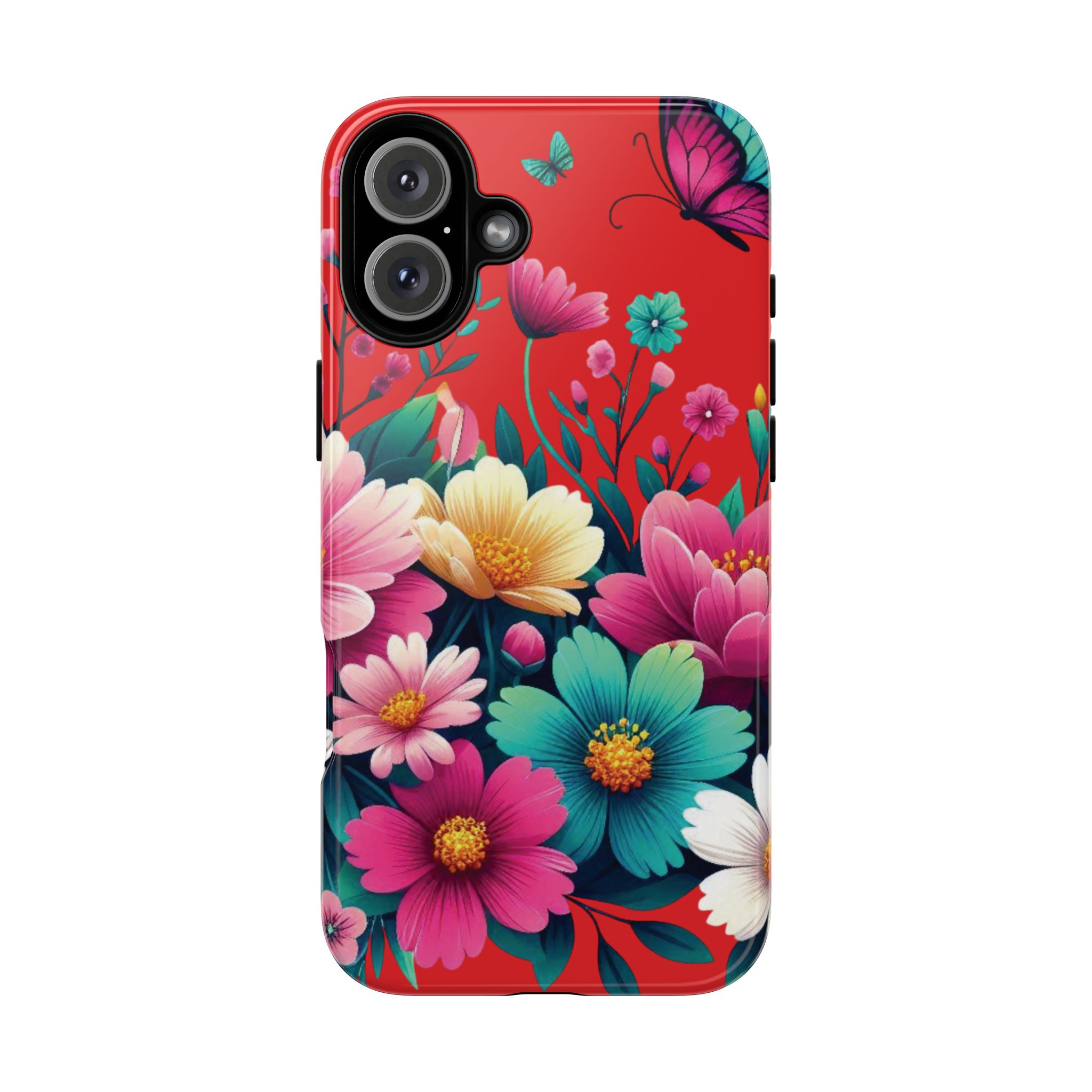 Custom Floral Butterfly Phone Case Custom Floral Butterfly Phone Case
