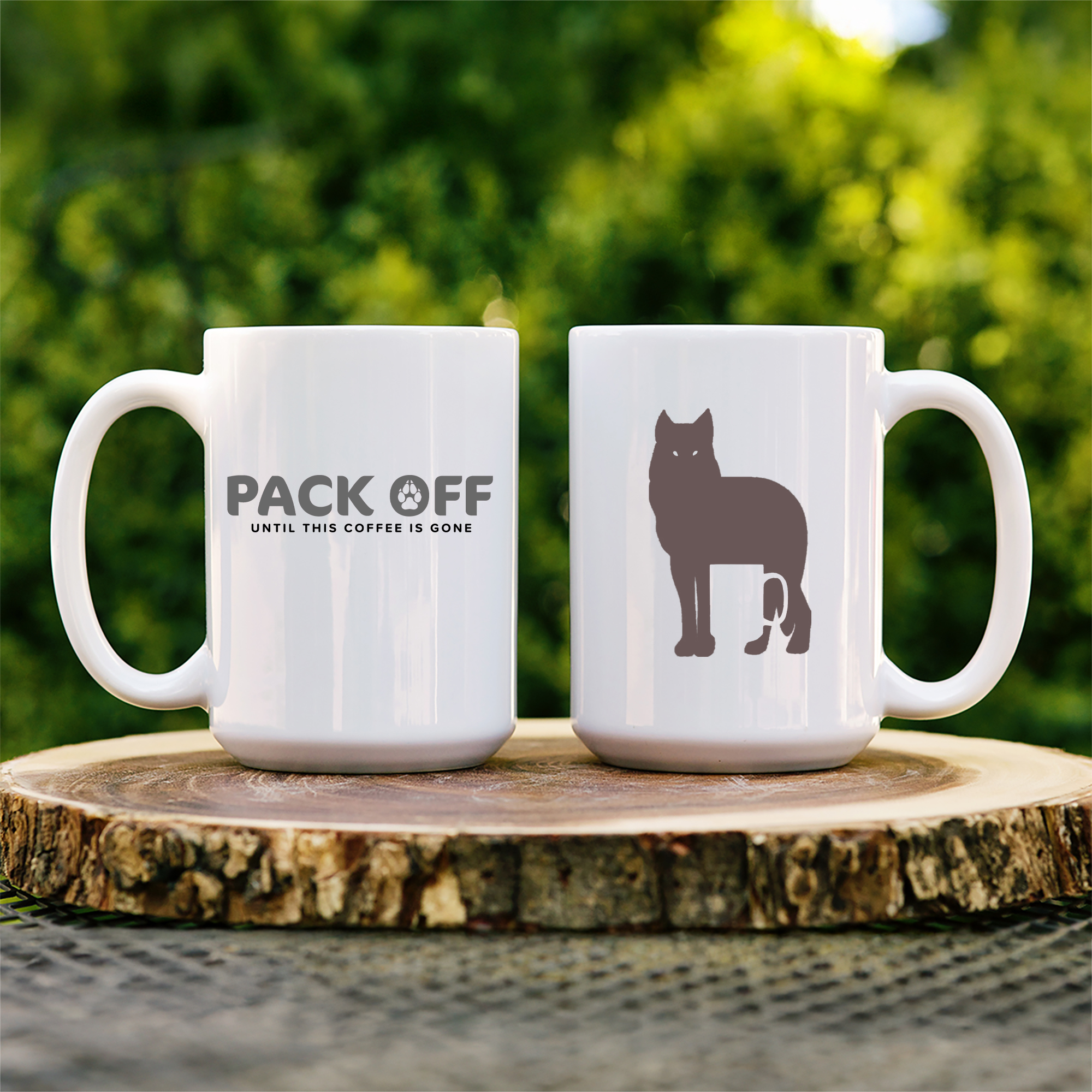PACK OFF | Wolf Mug | The Wild Side Series PACK OFF | Wolf Mug | The Wild Side Series
