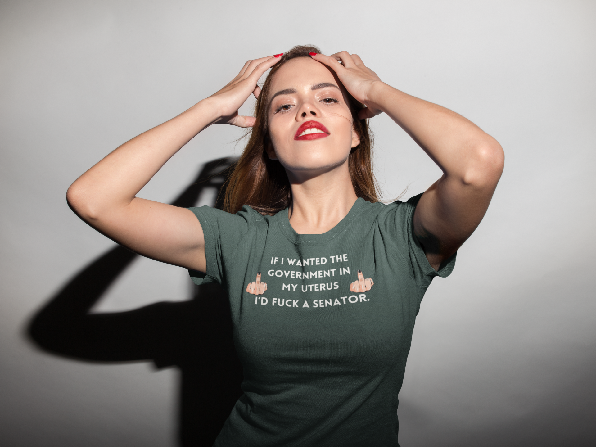Women's Reproductive Rights Activism Tee. Express Shipping Available!  product thumbnail image