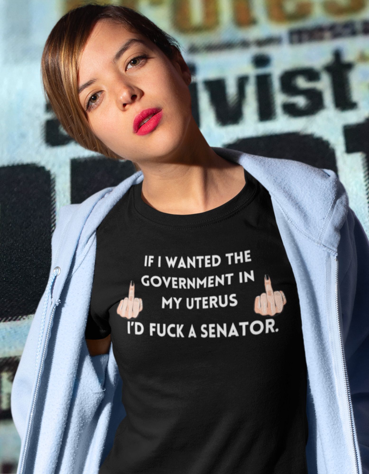 Women's Reproductive Rights Activism Tee. Express Shipping Available! 