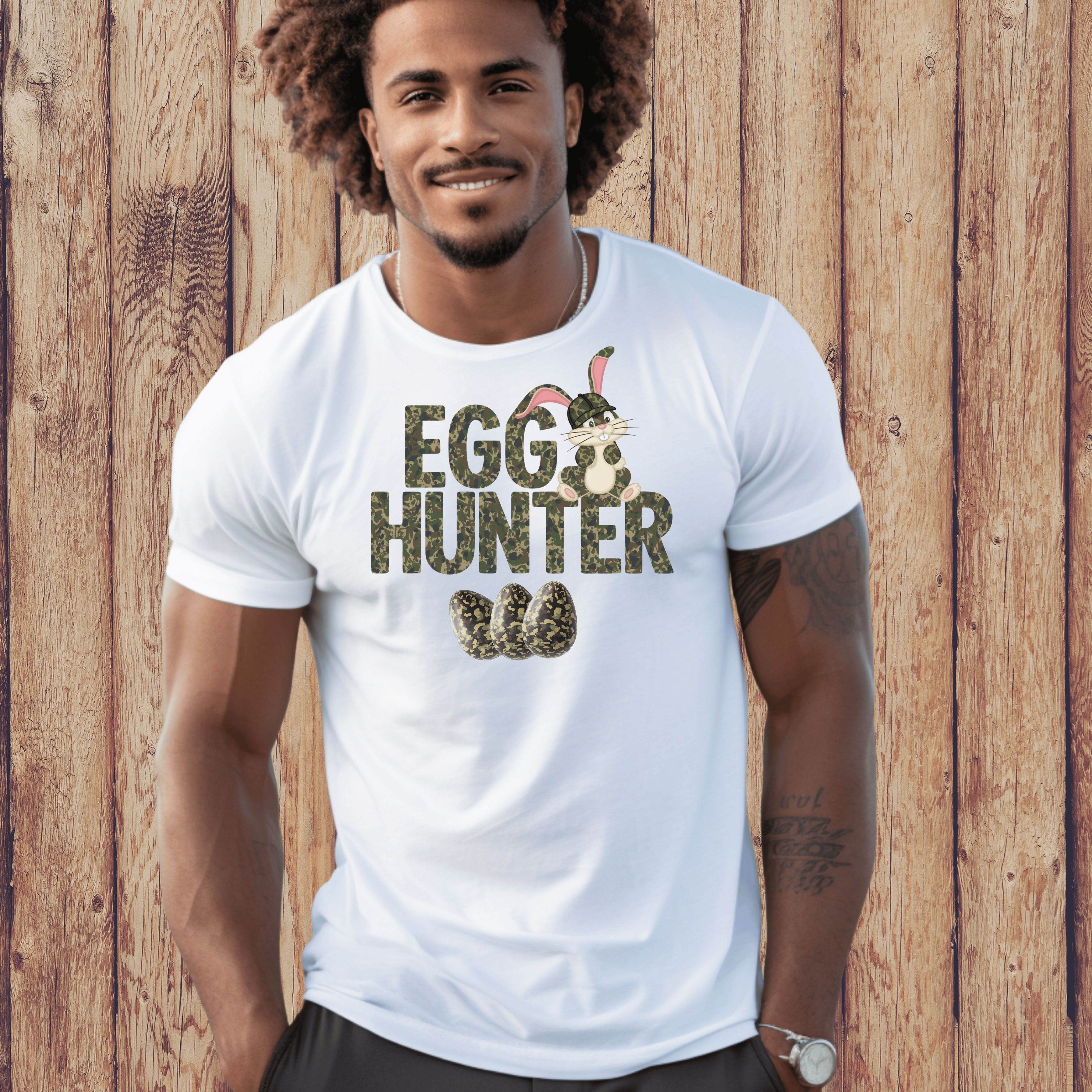 Egg Hunter Unisex Heavy Cotton Tee - Perfect for Easter Celebrations