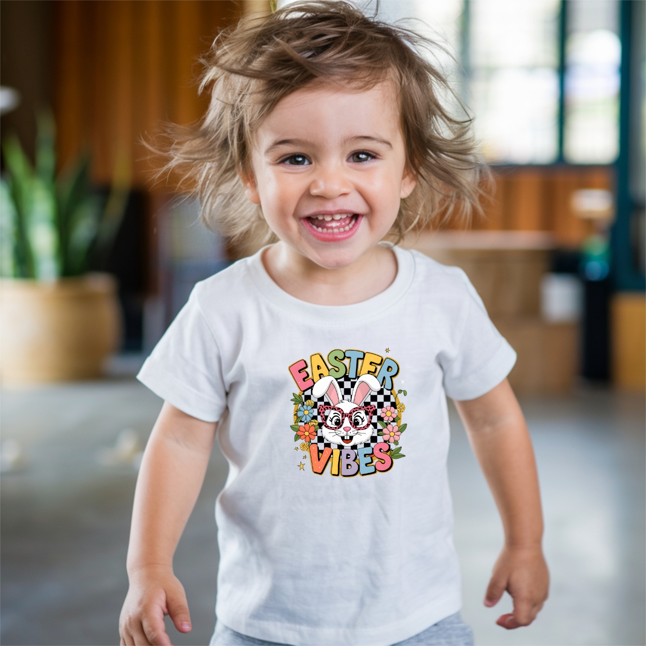 Easter Vibes Infant Tee - Cute Bunny Graphic for Baby Celebrations product thumbnail image Easter Vibes Infant Tee - Cute Bunny Graphic for Baby Celebrations product thumbnail image