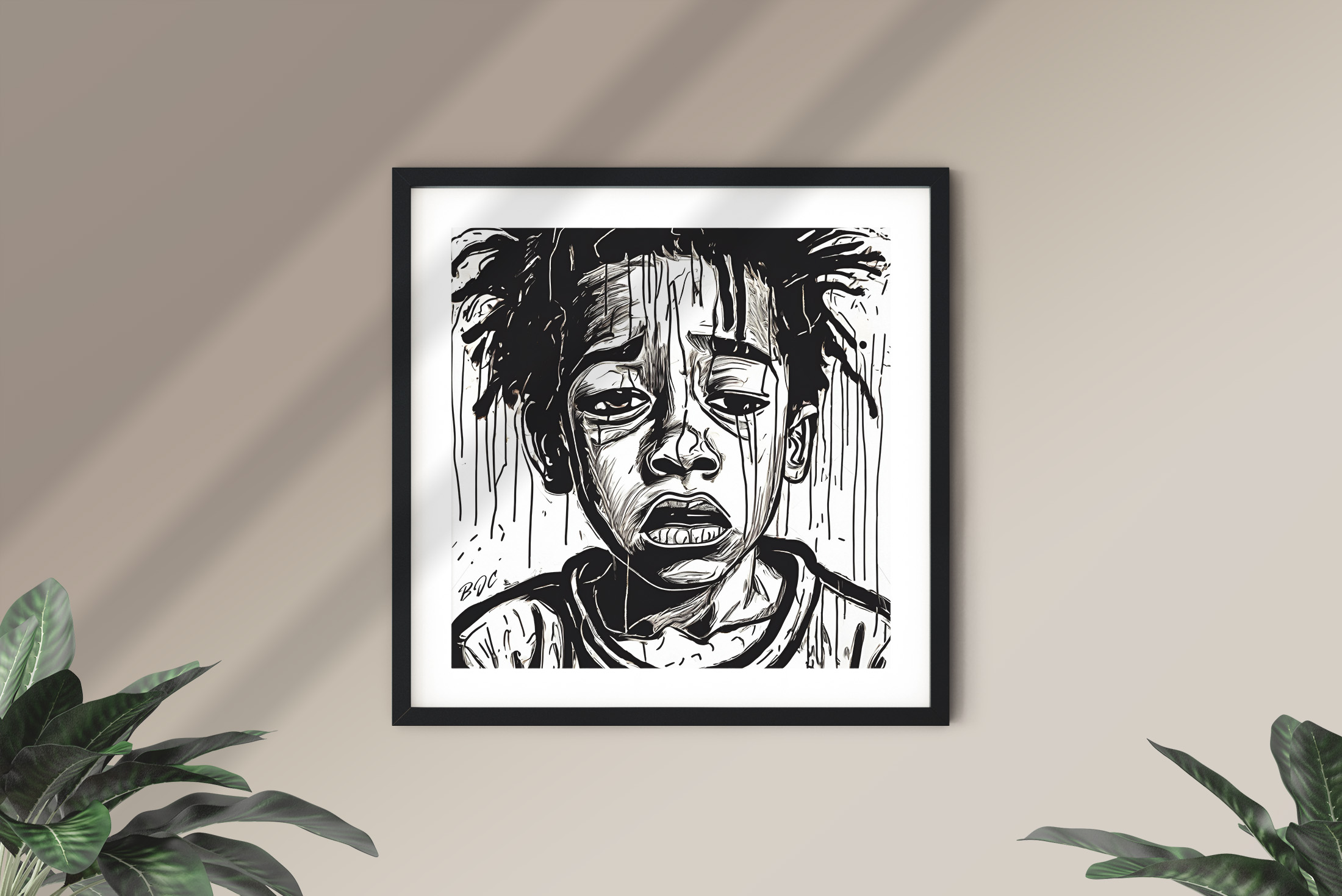 "Are You Gonna Hurt Me Too?" - Emotional Matte Canvas Art - Brian J. Clark ABUSE Art Collection - Wall Decor for Home or Office product thumbnail image