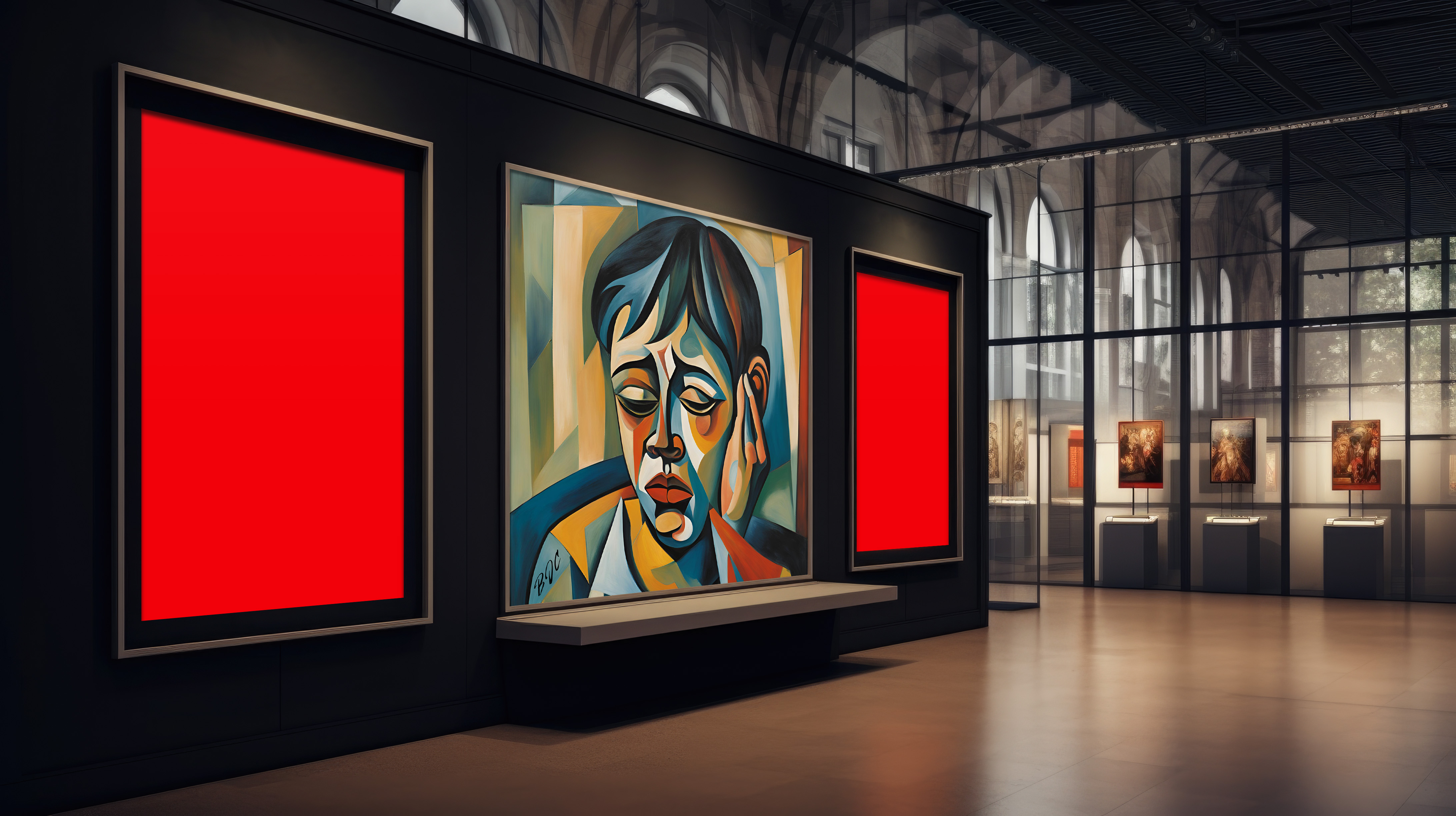 "Stay In Your Room" - Emotional Matte Canvas Art - Brian J. Clark ABUSE Art Collection - Wall Decor for Home or Office product thumbnail image "Stay In Your Room" - Emotional Matte Canvas Art - Brian J. Clark ABUSE Art Collection - Wall Decor for Home or Office product thumbnail image