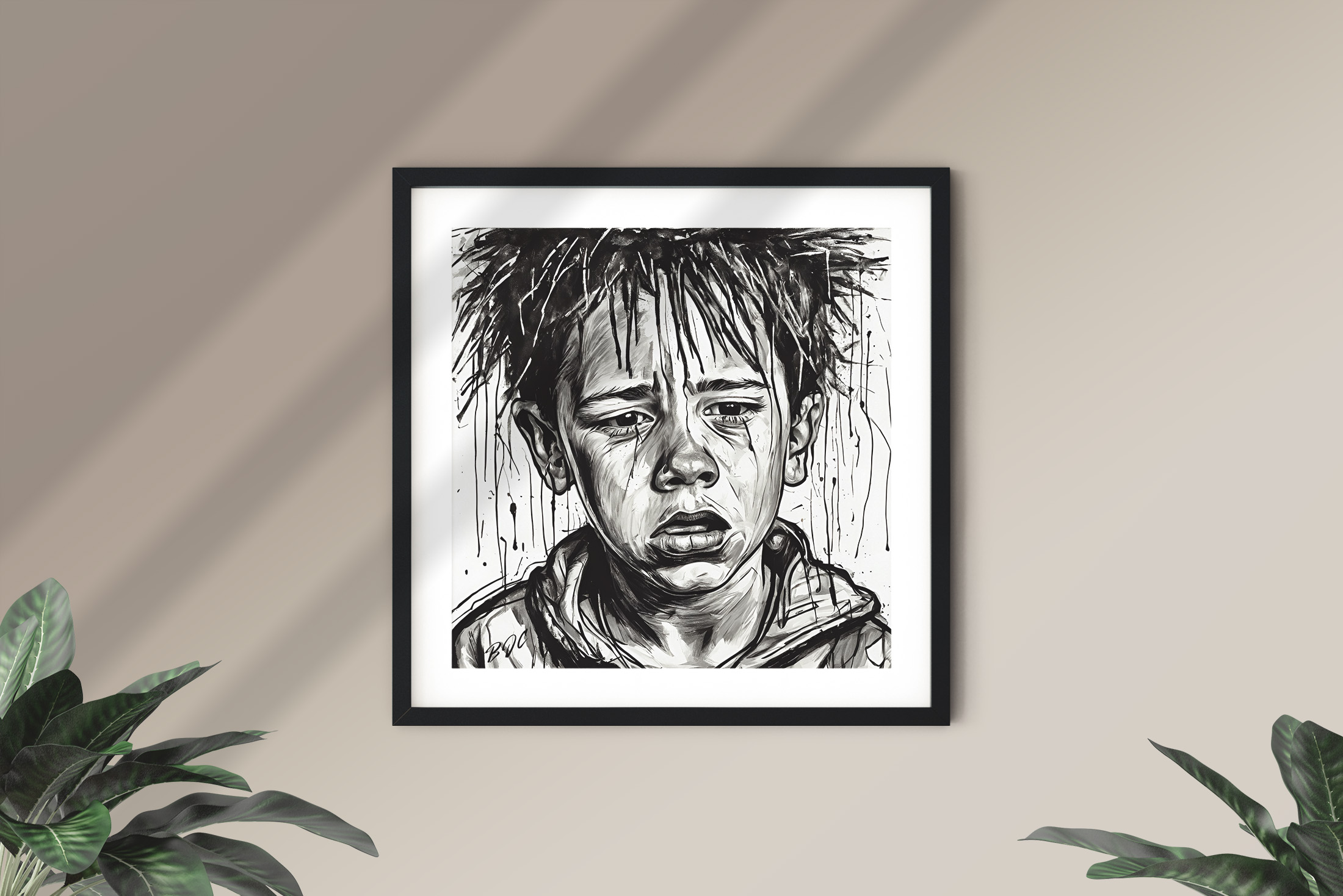 "The Son of An Alcoholic" - Emotional Matte Canvas Art - Brian J. Clark ABUSE Art Collection - Wall Decor for Home or Office product thumbnail image