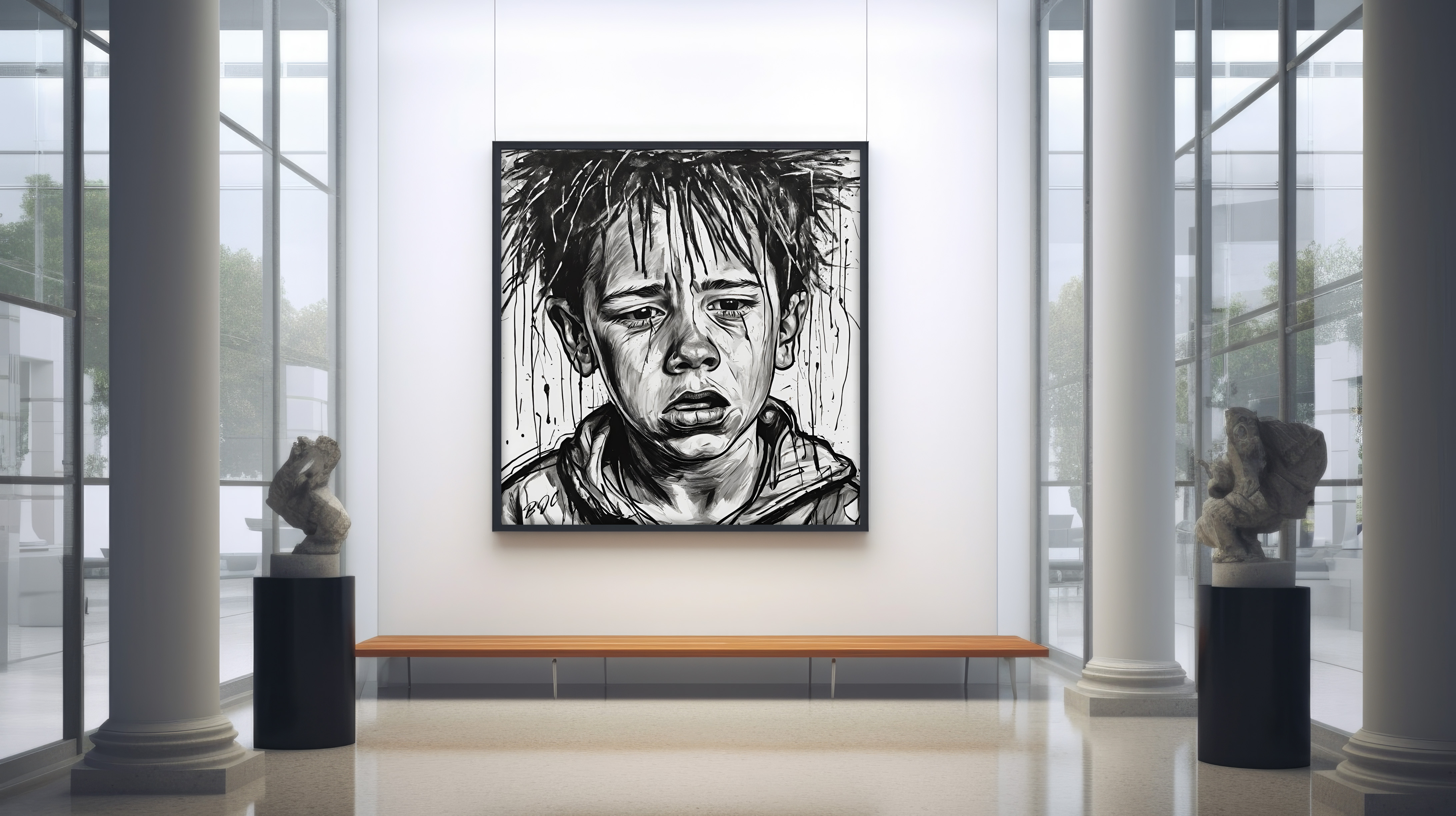 "The Son of An Alcoholic" - Emotional Matte Canvas Art - Brian J. Clark ABUSE Art Collection - Wall Decor for Home or Office product thumbnail image