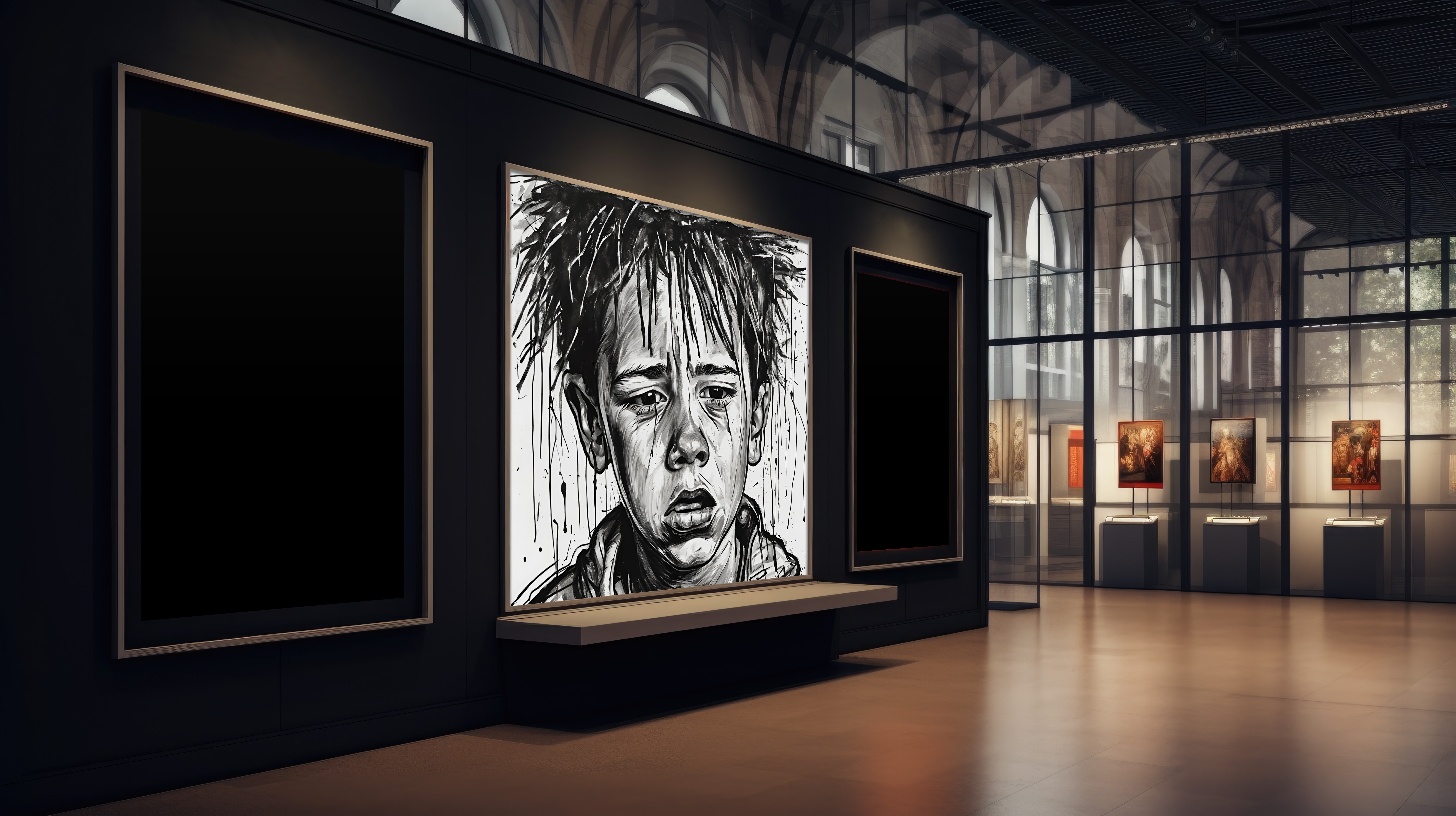 "The Son of An Alcoholic" - Emotional Matte Canvas Art - Brian J. Clark ABUSE Art Collection - Wall Decor for Home or Office product thumbnail image