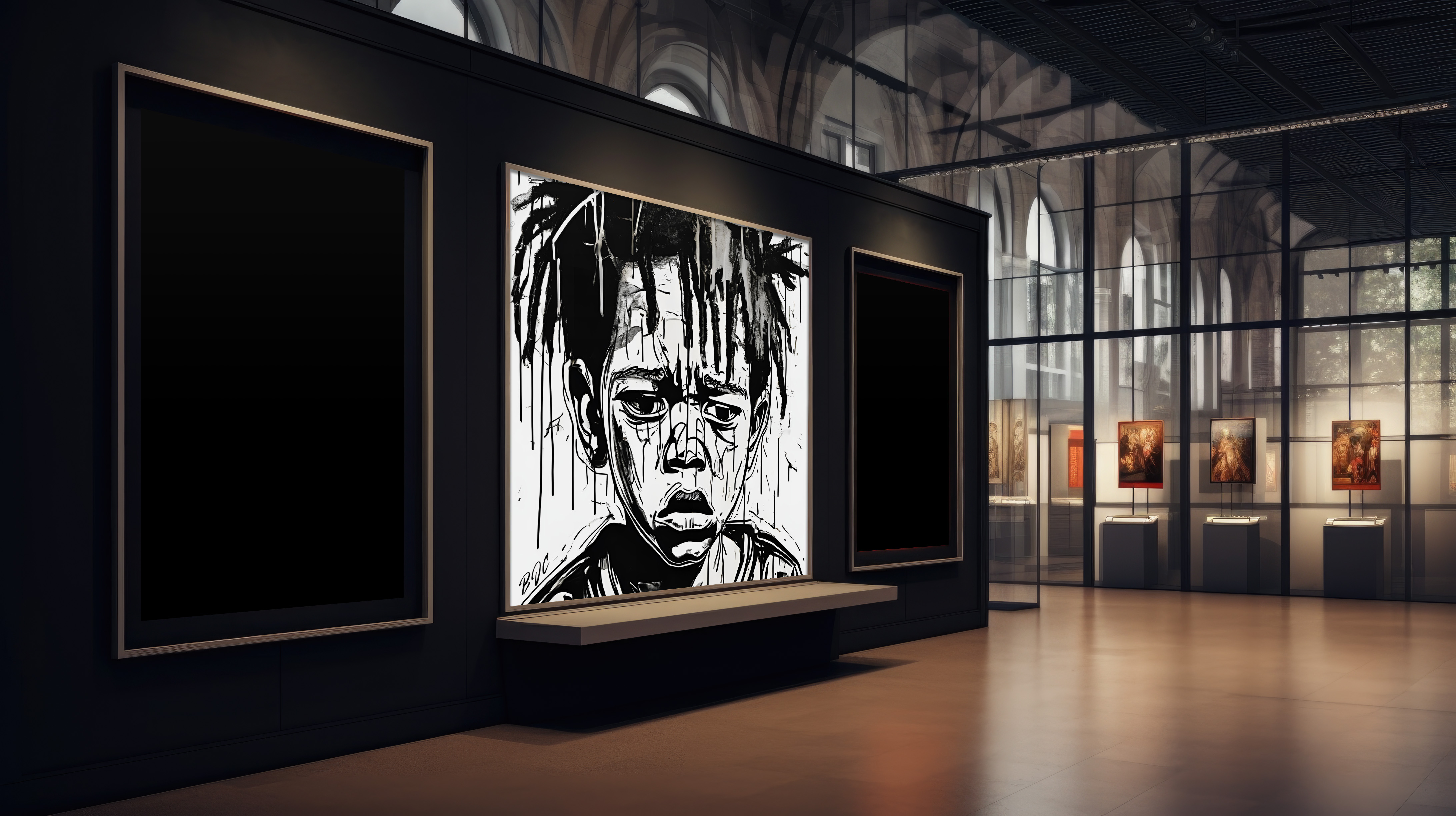 "Nothing For Dinner" - Emotional Matte Canvas Art - Brian J. Clark ABUSE Art Collection - Wall Decor for Home or Office product thumbnail image "Nothing For Dinner" - Emotional Matte Canvas Art - Brian J. Clark ABUSE Art Collection - Wall Decor for Home or Office product thumbnail image