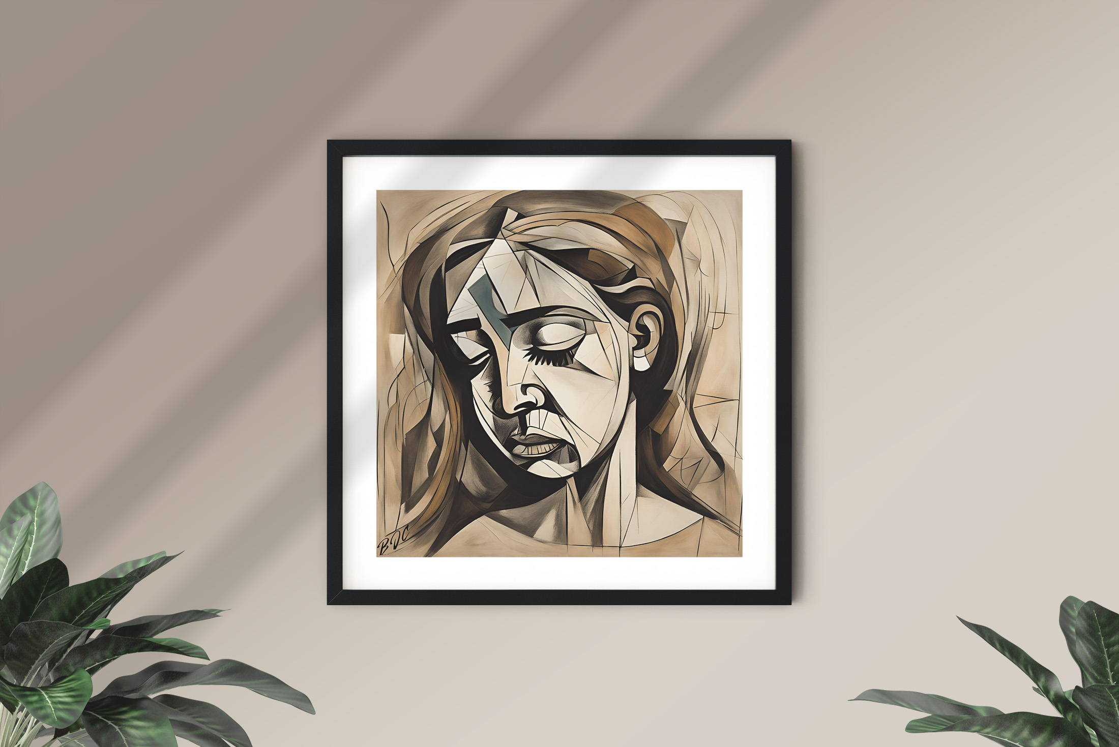 "Numb" - Emotional Matte Canvas Art - Brian J. Clark ABUSE Art Collection - Wall Decor for Home or Office product thumbnail image