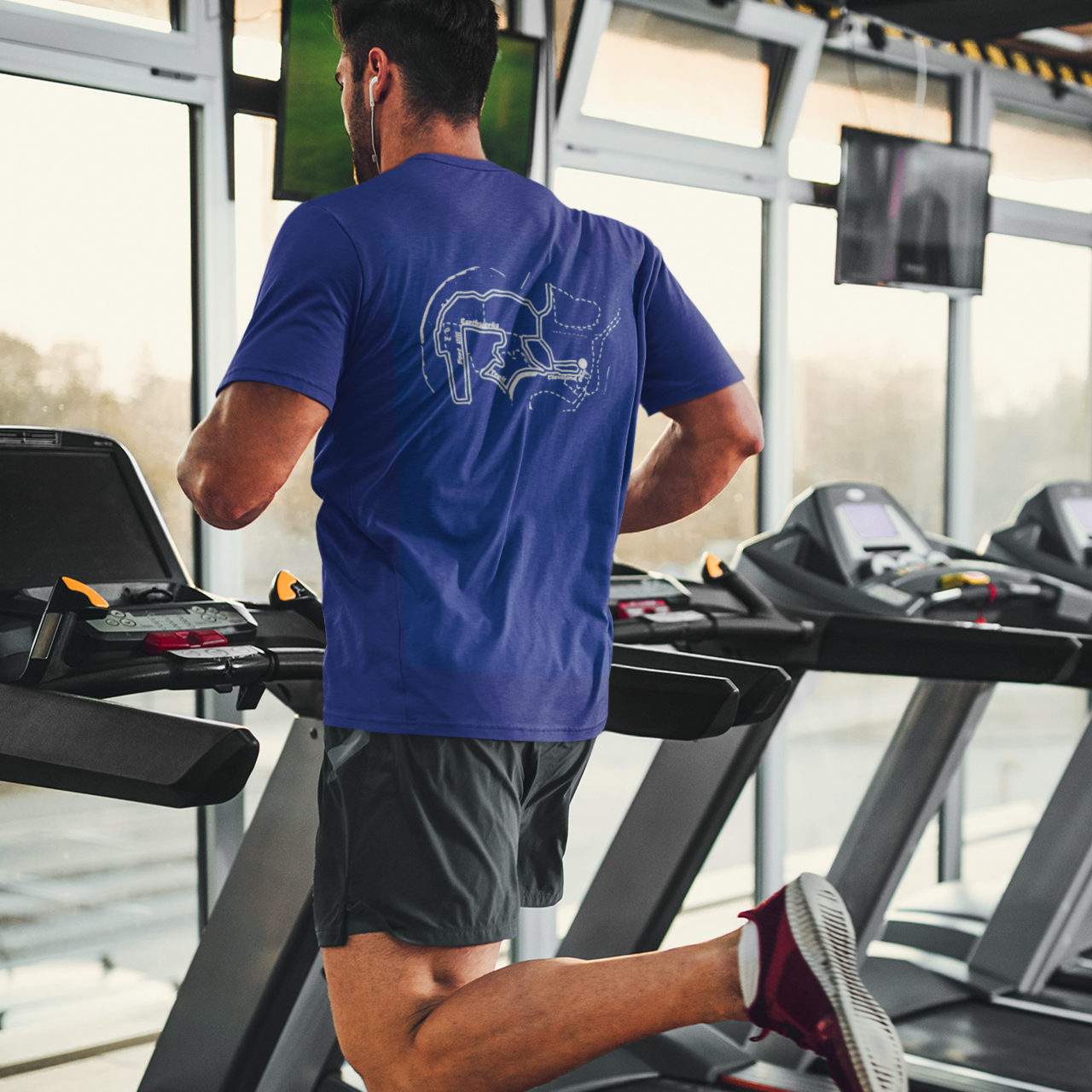 🏃 “I Run – Fort Hill Earthworks Trail” Performance Tee 🏃 product thumbnail image