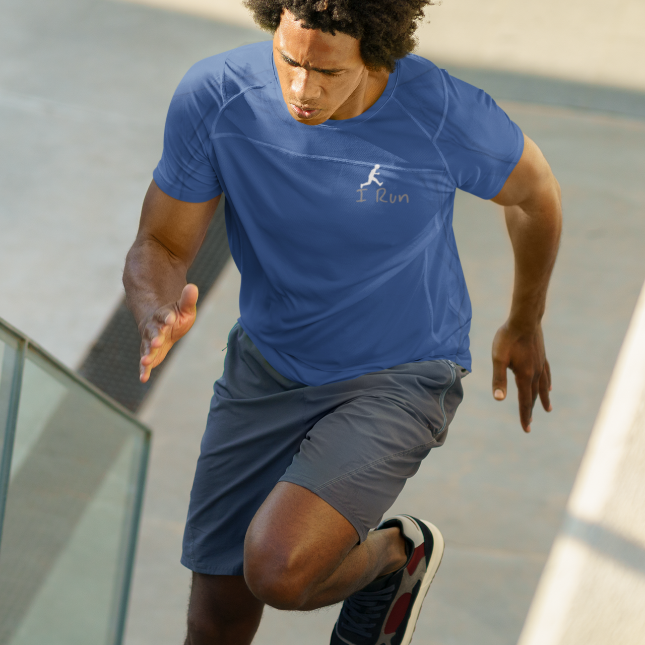 🏃 “I Run – Fort Hill Earthworks Trail” Performance Tee 🏃 product thumbnail image