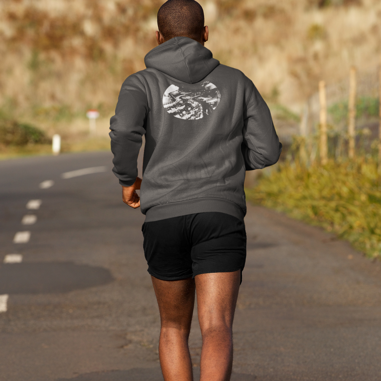 i run Hoodie, Running Park Zip-Up Sweatshirt, Artistic Limited Edition Outerwear, Runner's Apparel, Jogging Jacket, Exercise Hoody, Fitness product thumbnail image