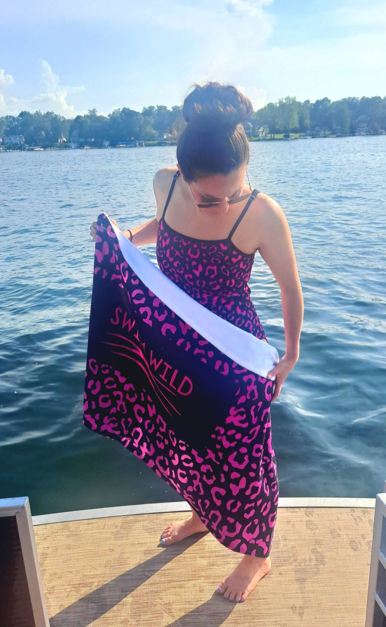 'Swim Wild' (Verson 1) One-Piece Swimsuit product thumbnail image 'Swim Wild' (Verson 1) One-Piece Swimsuit product thumbnail image