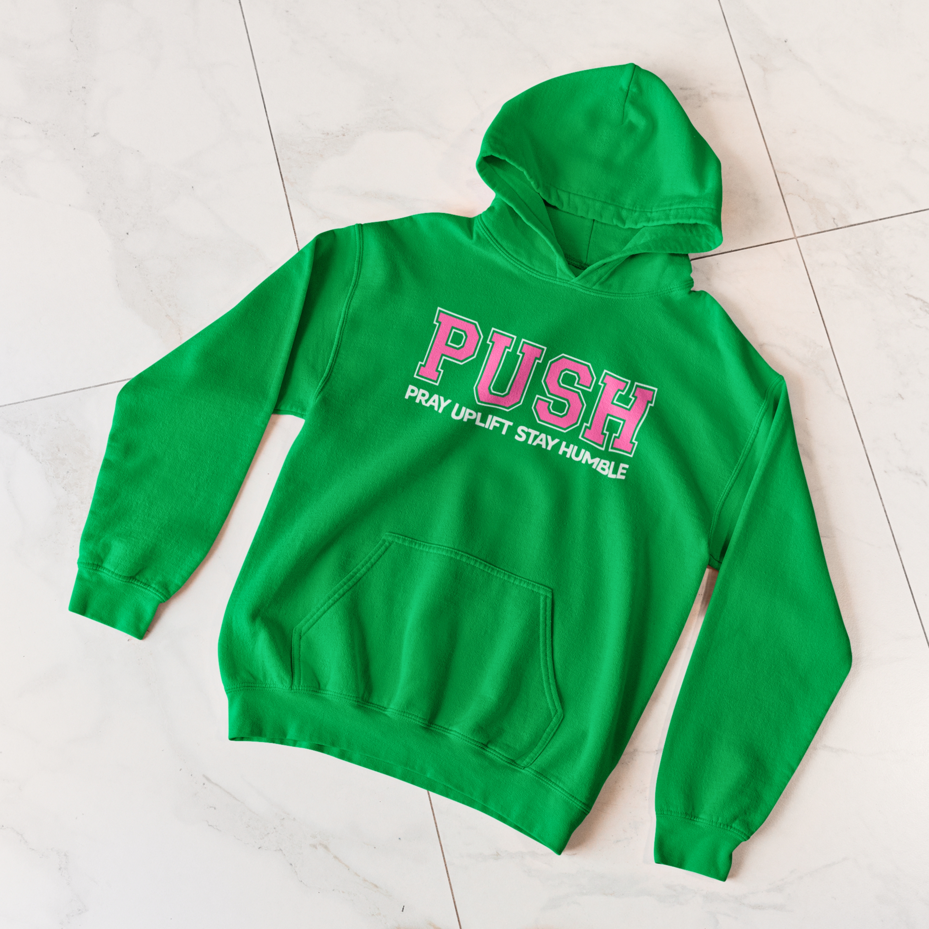College PUSH AKA Inspired Hoodie product thumbnail image College PUSH AKA Inspired Hoodie product thumbnail image