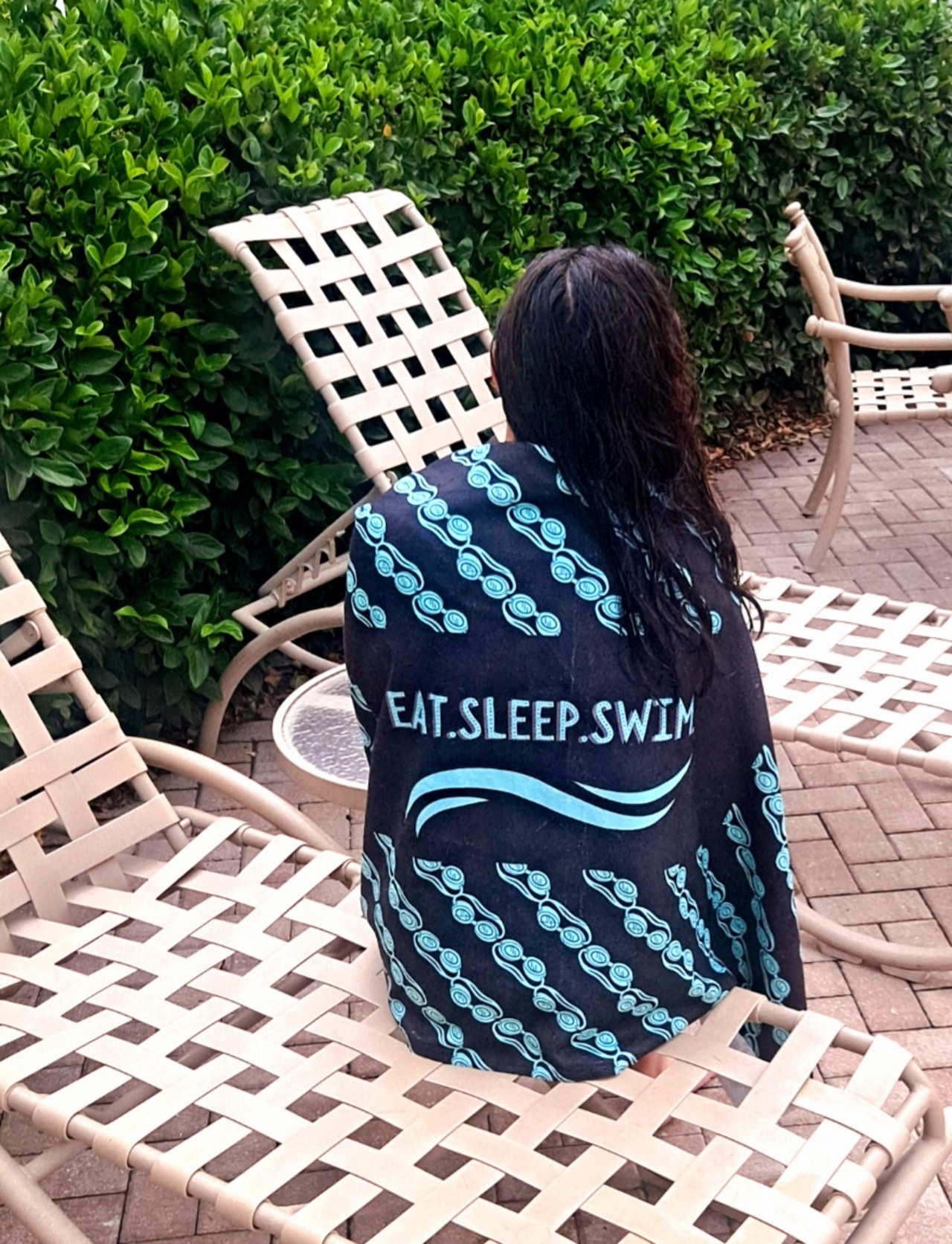 'Eat.Sleep.Swim' (Version 3) Beach/Swim Towel product thumbnail image 'Eat.Sleep.Swim' (Version 3) Beach/Swim Towel product thumbnail image