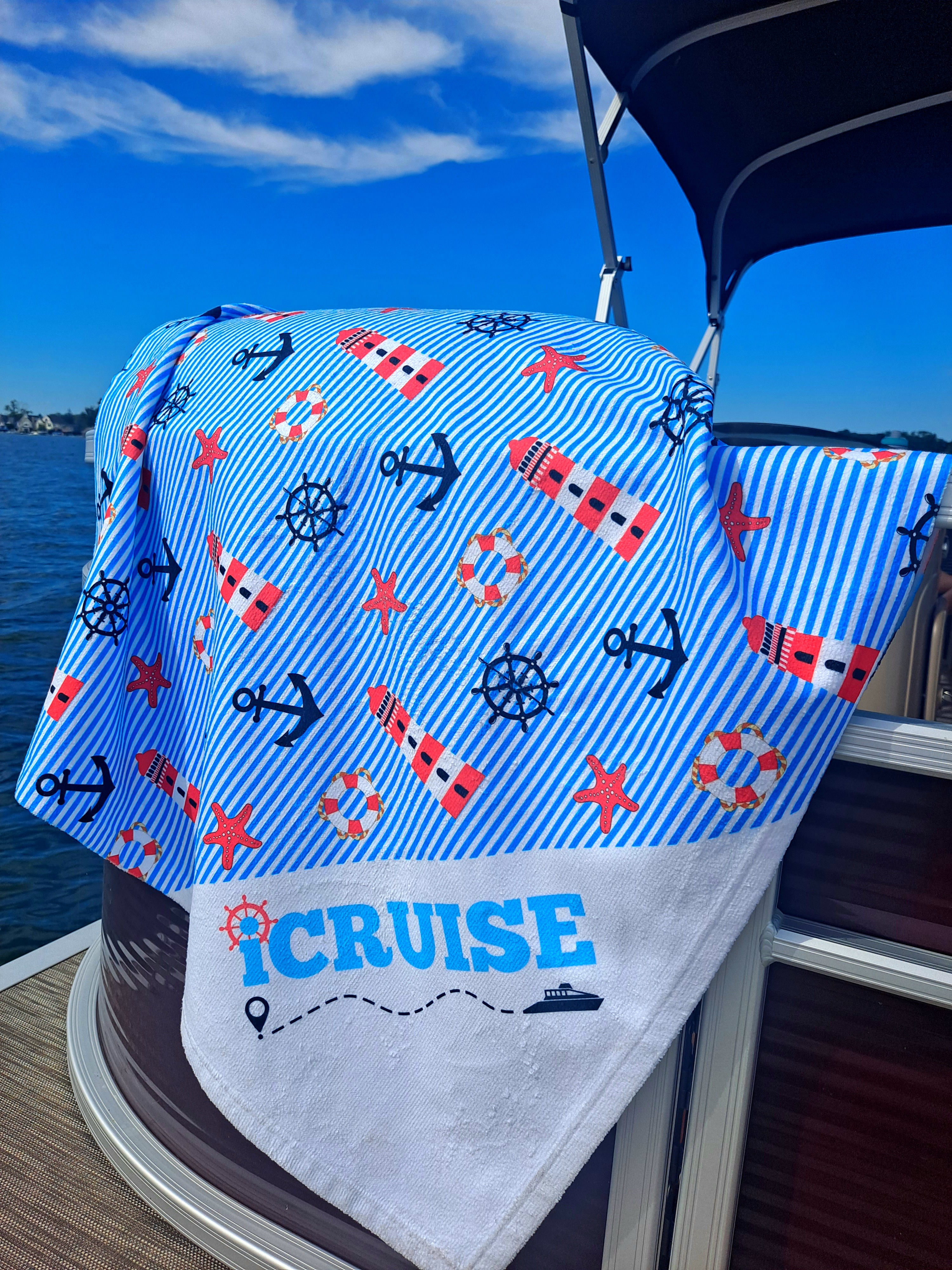 'iCRUISE' Beach/Swim Towel product thumbnail image 'iCRUISE' Beach/Swim Towel product thumbnail image