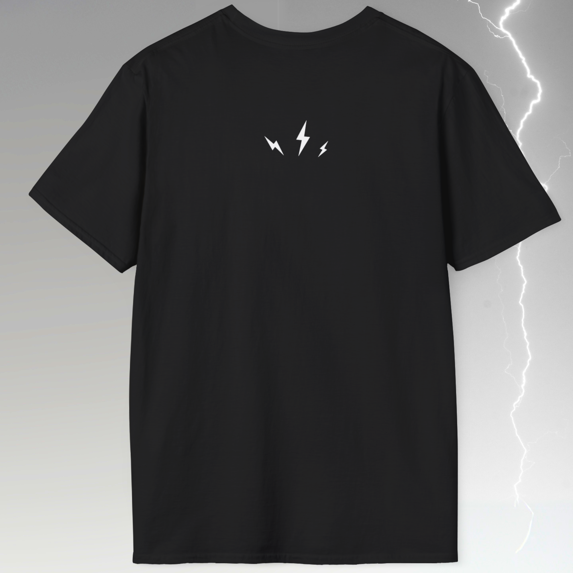 Unleash the Thunder Unisex T-Shirt – Bold Lightning Graphic Tee for Strength, Power & Energy | Motivational Storm Design product thumbnail image Unleash the Thunder Unisex T-Shirt – Bold Lightning Graphic Tee for Strength, Power & Energy | Motivational Storm Design product thumbnail image
