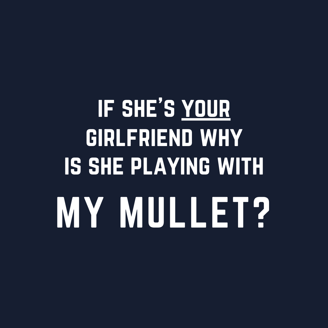 Mullet Muscle Tee product thumbnail image Mullet Muscle Tee product thumbnail image