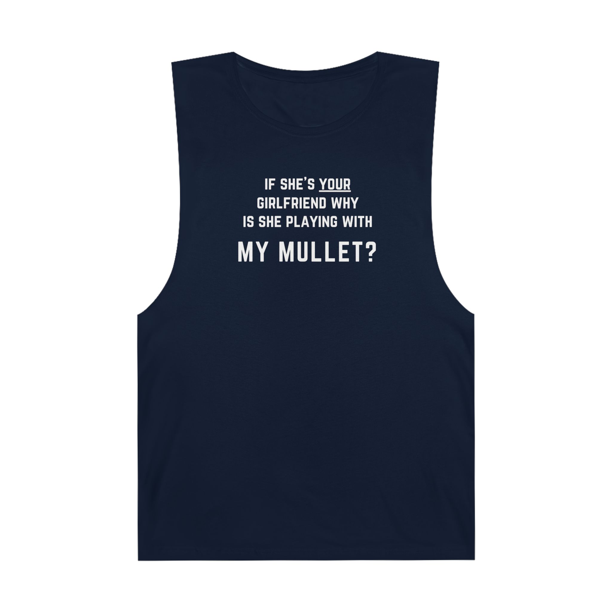Mullet Muscle Tee product thumbnail image Mullet Muscle Tee product thumbnail image