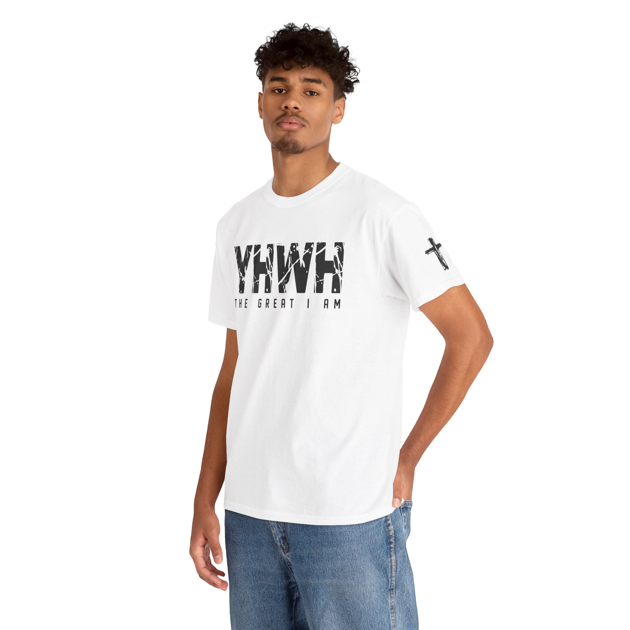 YHWH Unisex Heavy Cotton Tee product thumbnail image YHWH Unisex Heavy Cotton Tee product thumbnail image