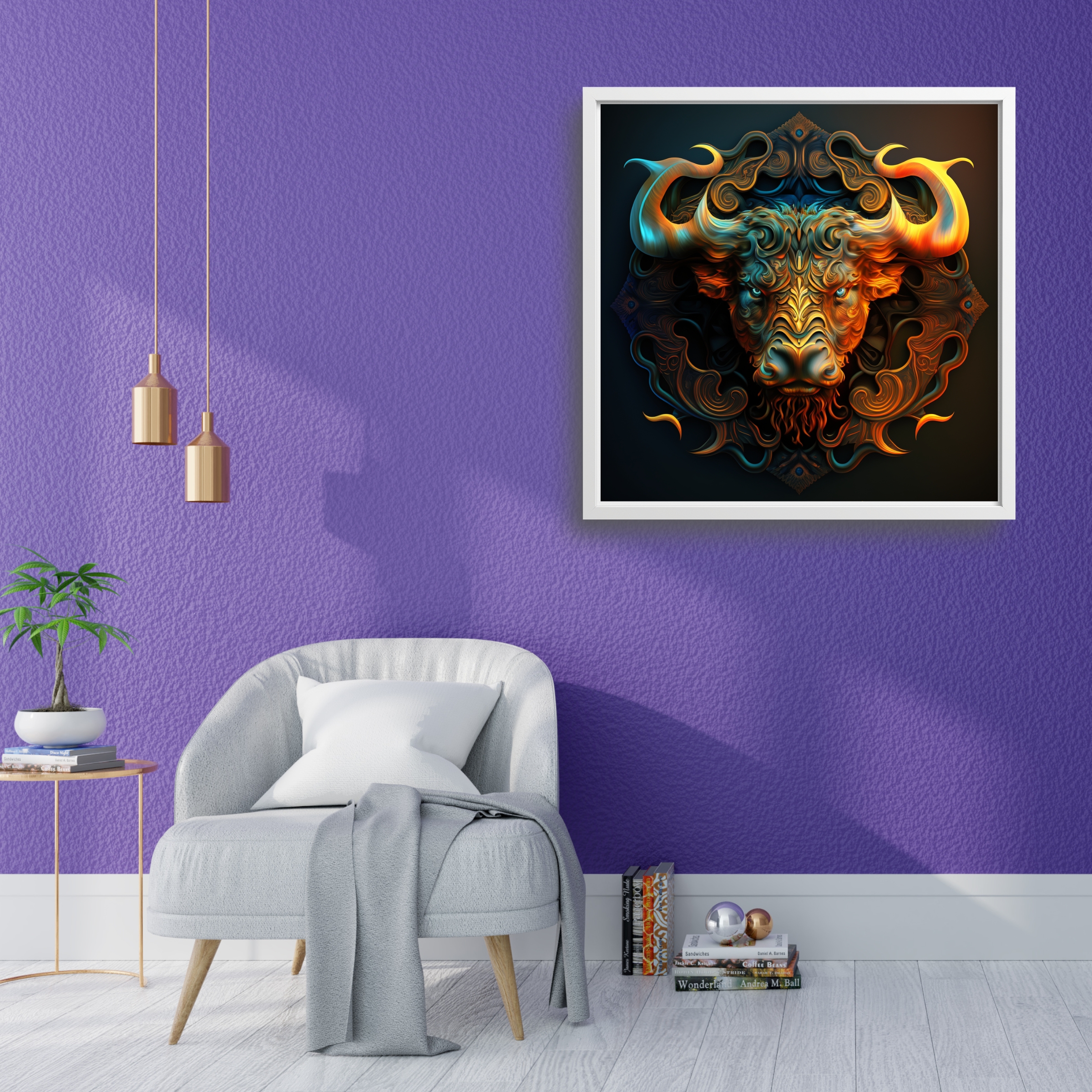Taurus the Bull Astrological Zodiac Sign Matte Paper Printed Poster