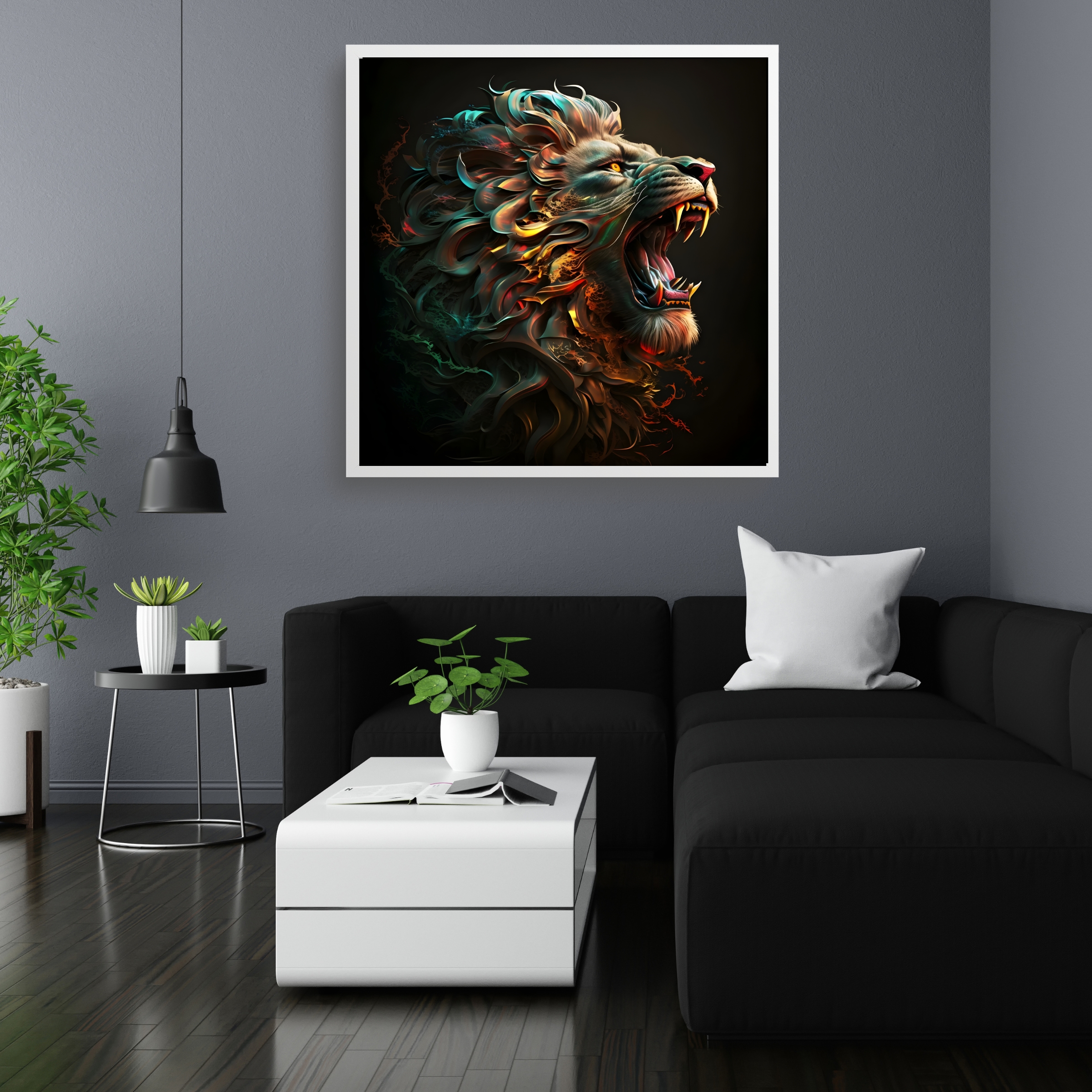 Leo the Lion Astrological Zodiac Sign Matte Paper Printed Poster