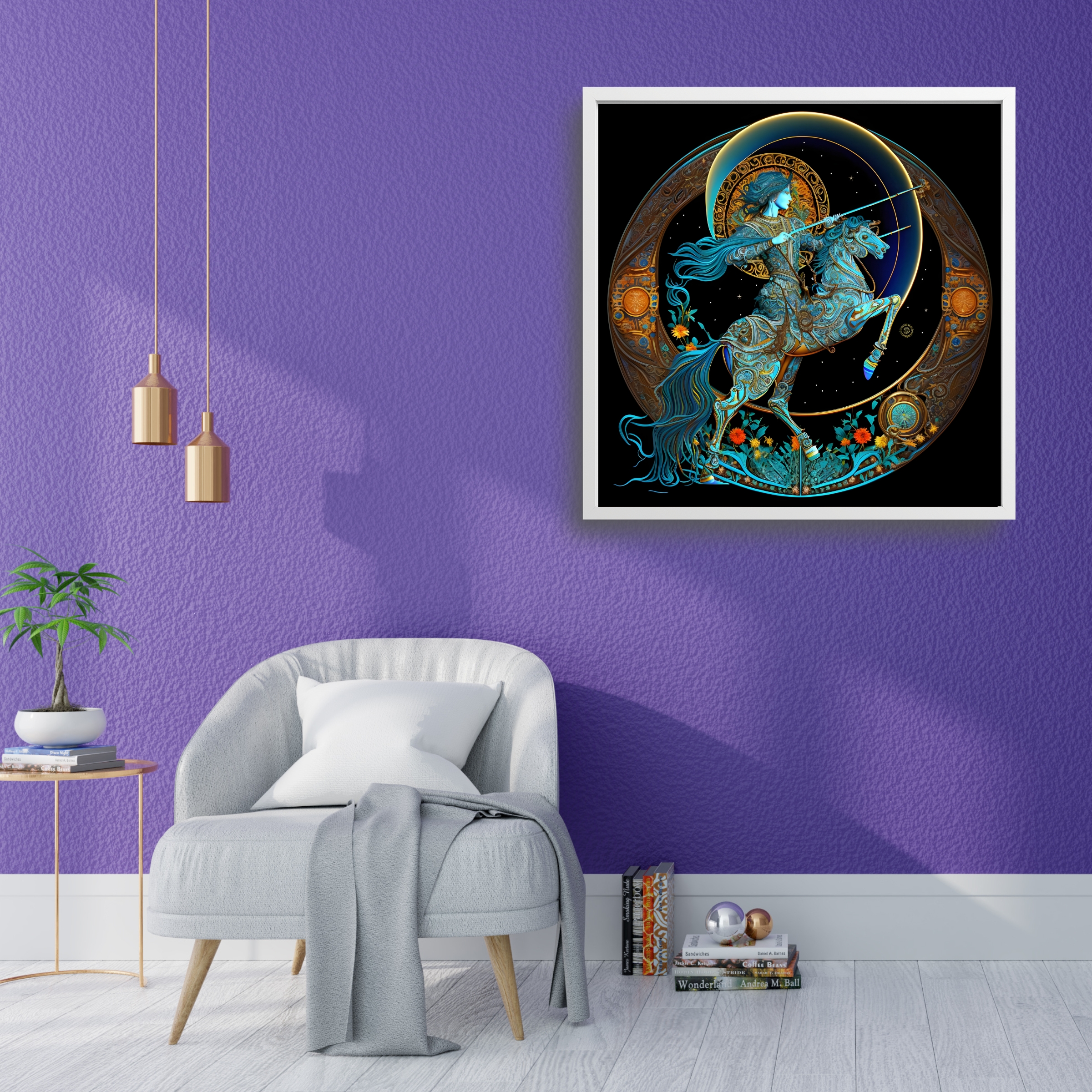 Sagittarius Astrological Zodiac Sign Matte Paper Poster