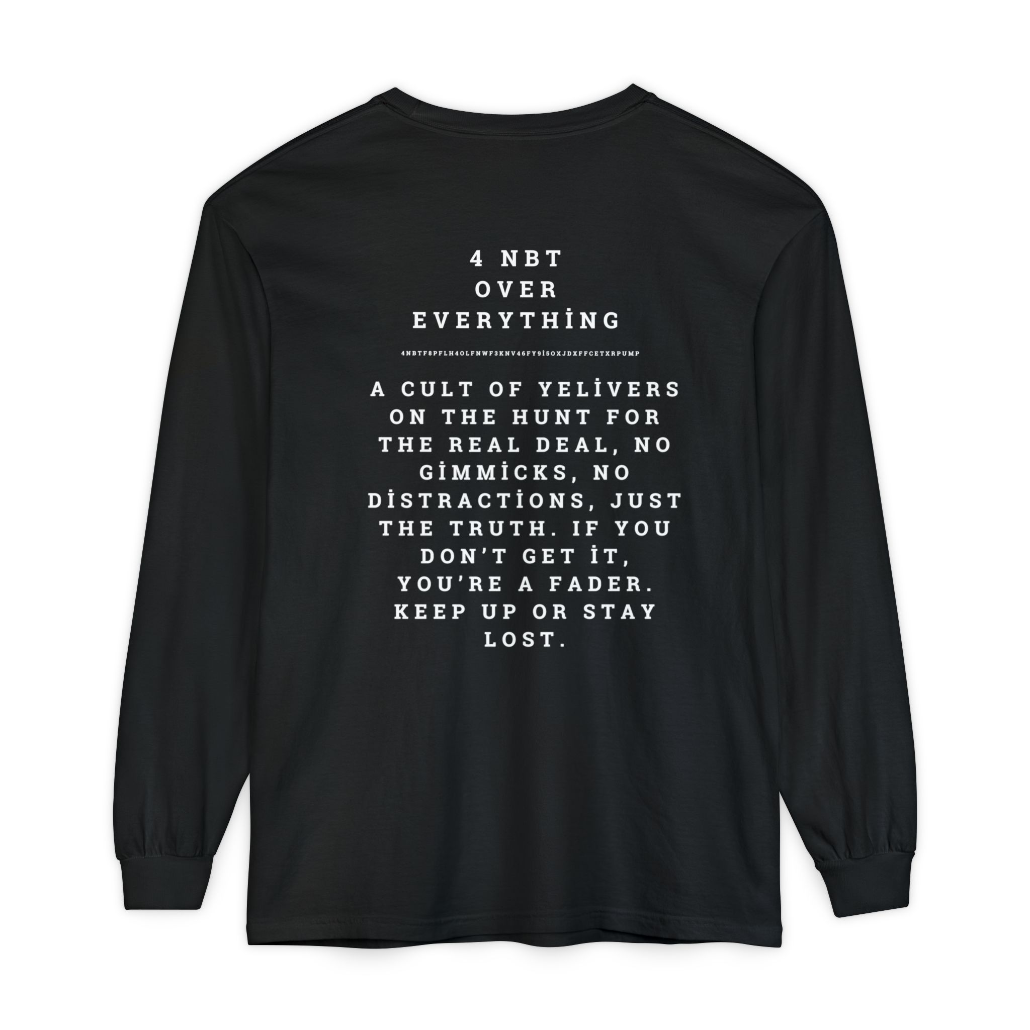 4 NBT Inspirational Long Sleeve T-Shirt - Cult of Yelivers product thumbnail image 4 NBT Inspirational Long Sleeve T-Shirt - Cult of Yelivers product thumbnail image