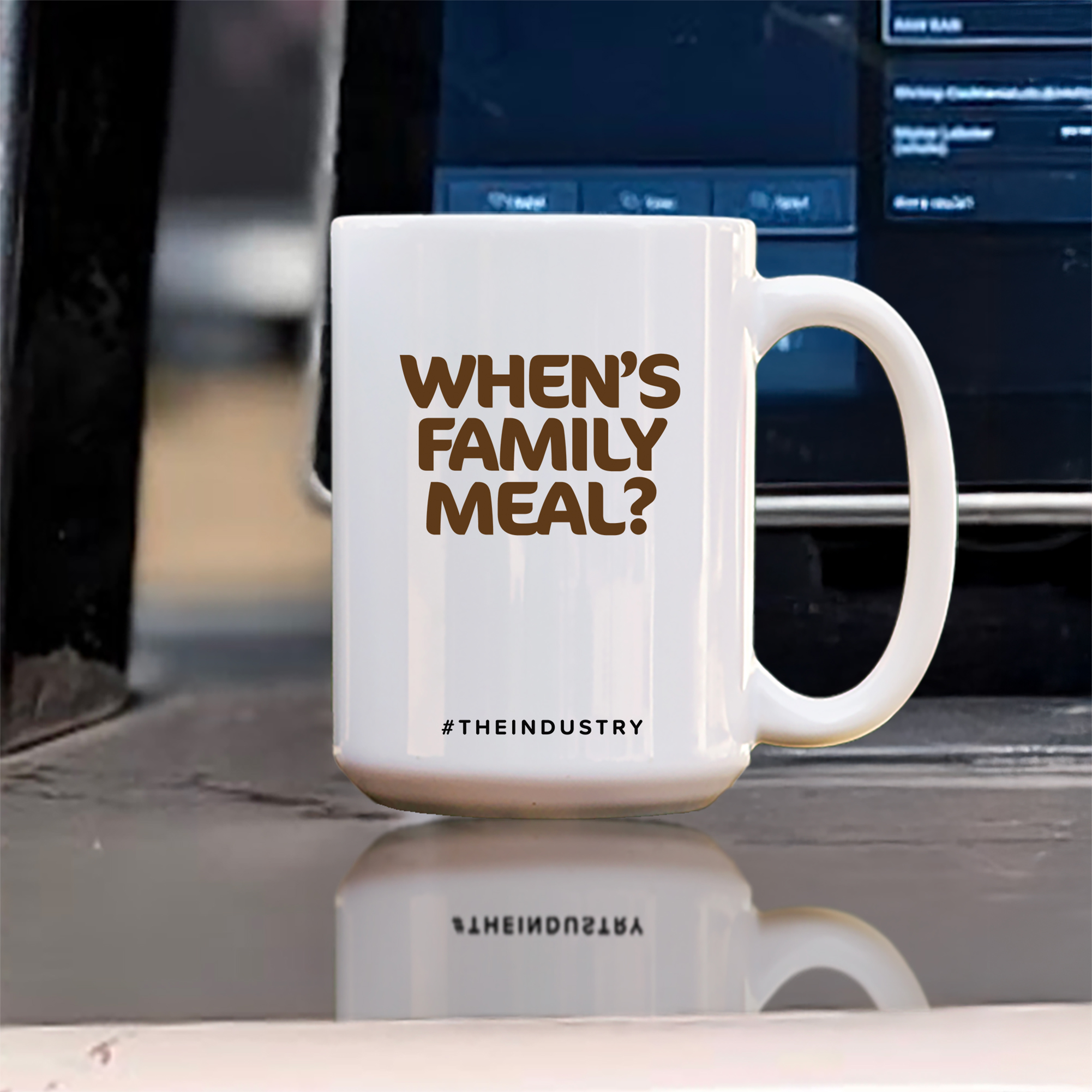 When's Family Meal? | Service Industry Series | Funny Ceramic Mug When's Family Meal? | Service Industry Series | Funny Ceramic Mug