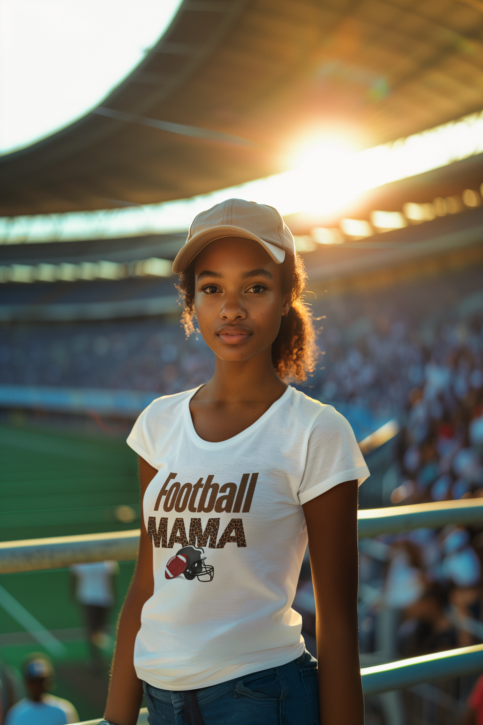 Football Mama T-shirt product thumbnail image