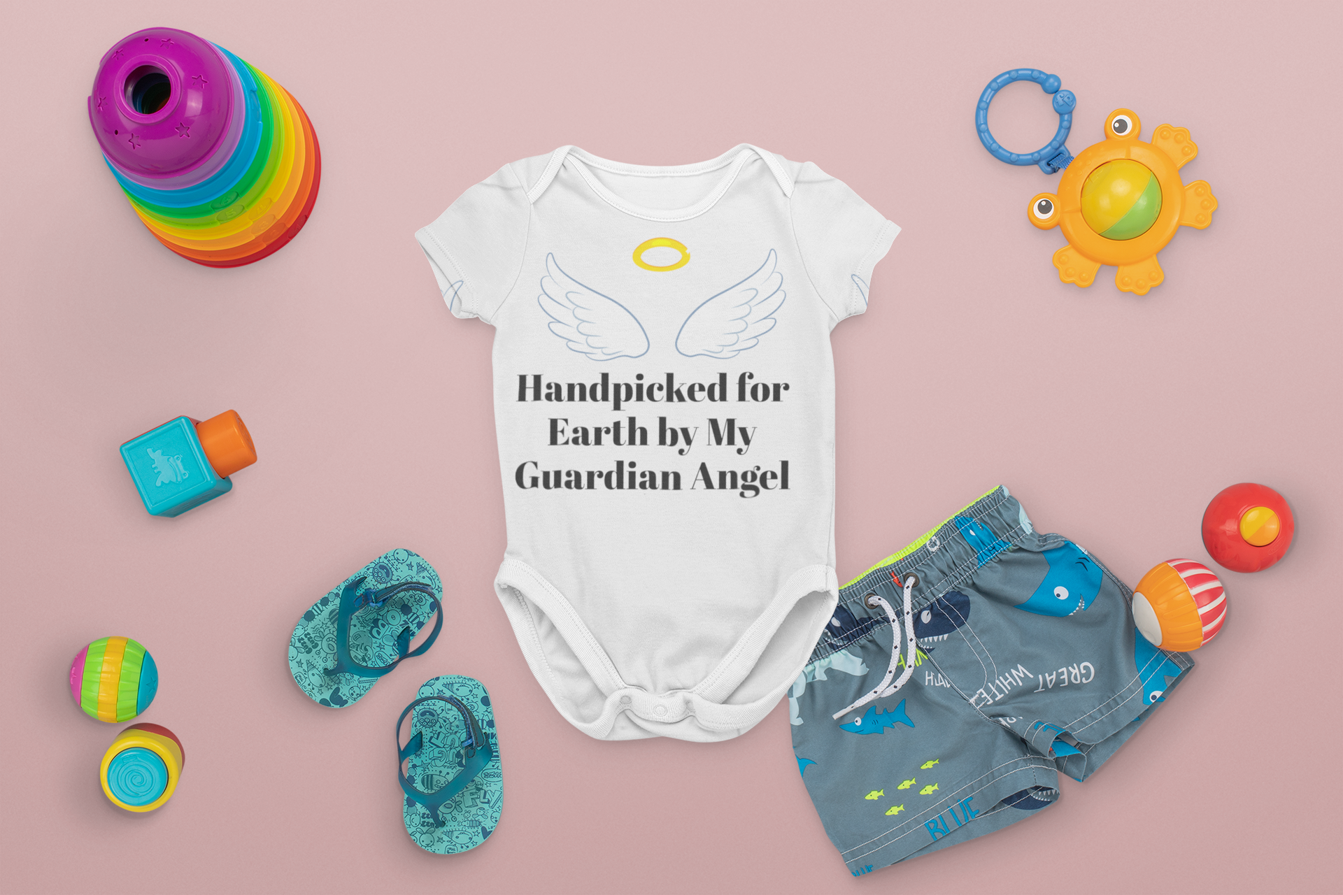 Guardian Angel Baby Bodysuit  product thumbnail image