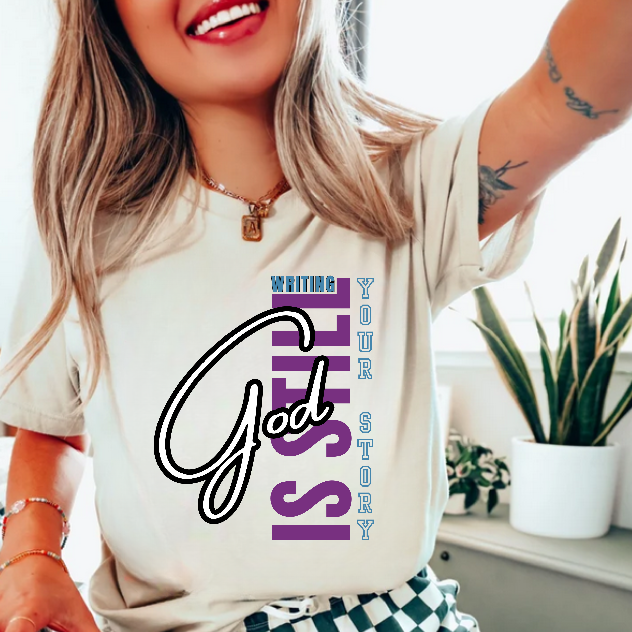 Inspiring God Is Still Writing Your Story Unisex Tee