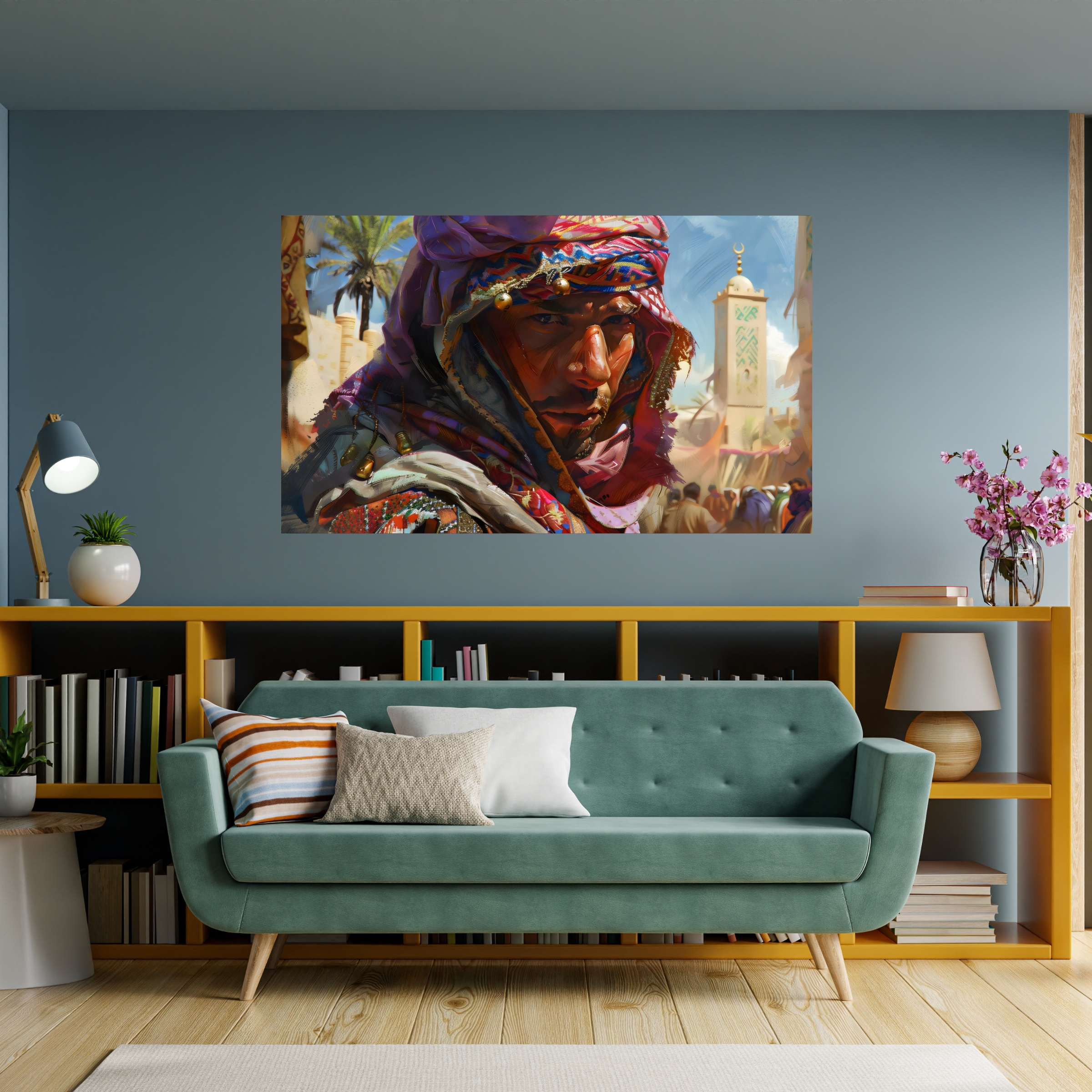 Arab Bedouin Warrior in Mecca Horizontal Poster product thumbnail image Arab Bedouin Warrior in Mecca Horizontal Poster product thumbnail image