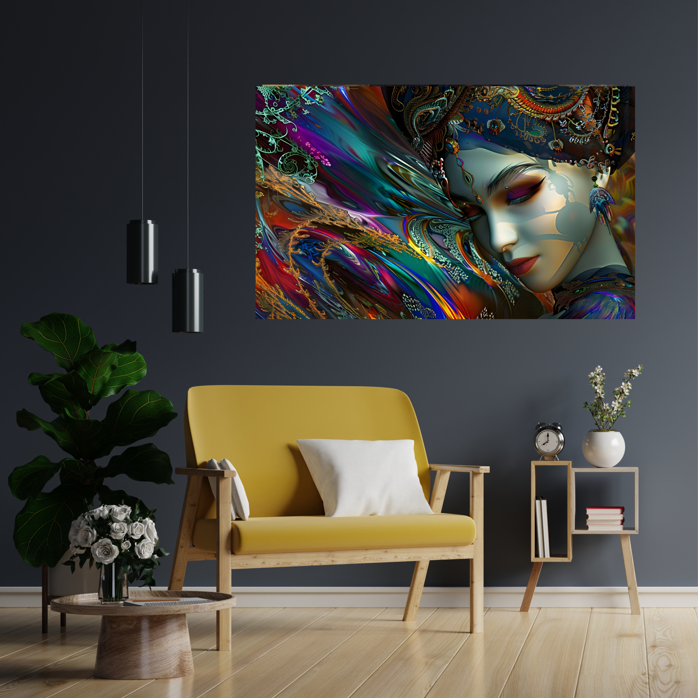 Venice Mask Queen Horizontal Poster product thumbnail image Venice Mask Queen Horizontal Poster product thumbnail image