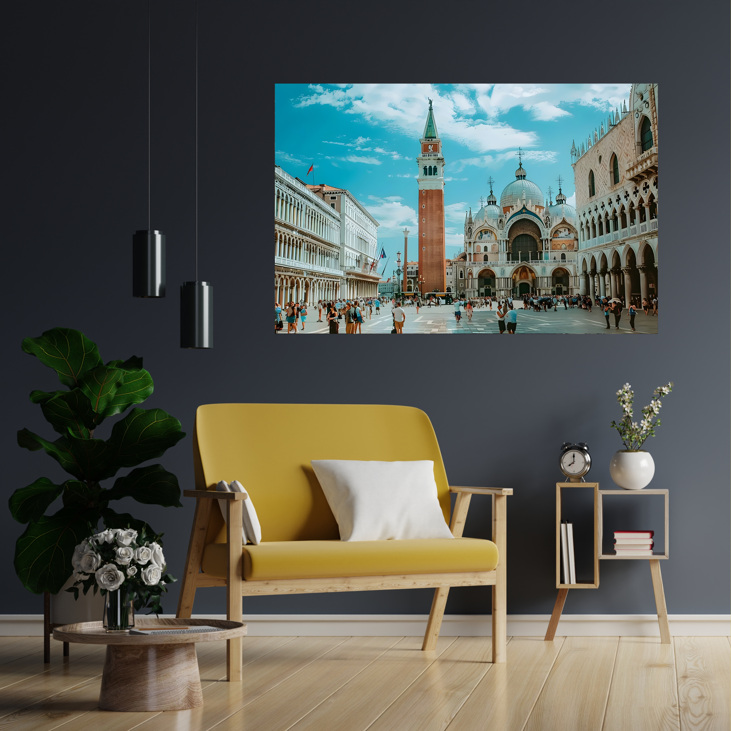 Venice italy Oil Painting Horizontal Poster Venice italy Oil Painting Horizontal Poster
