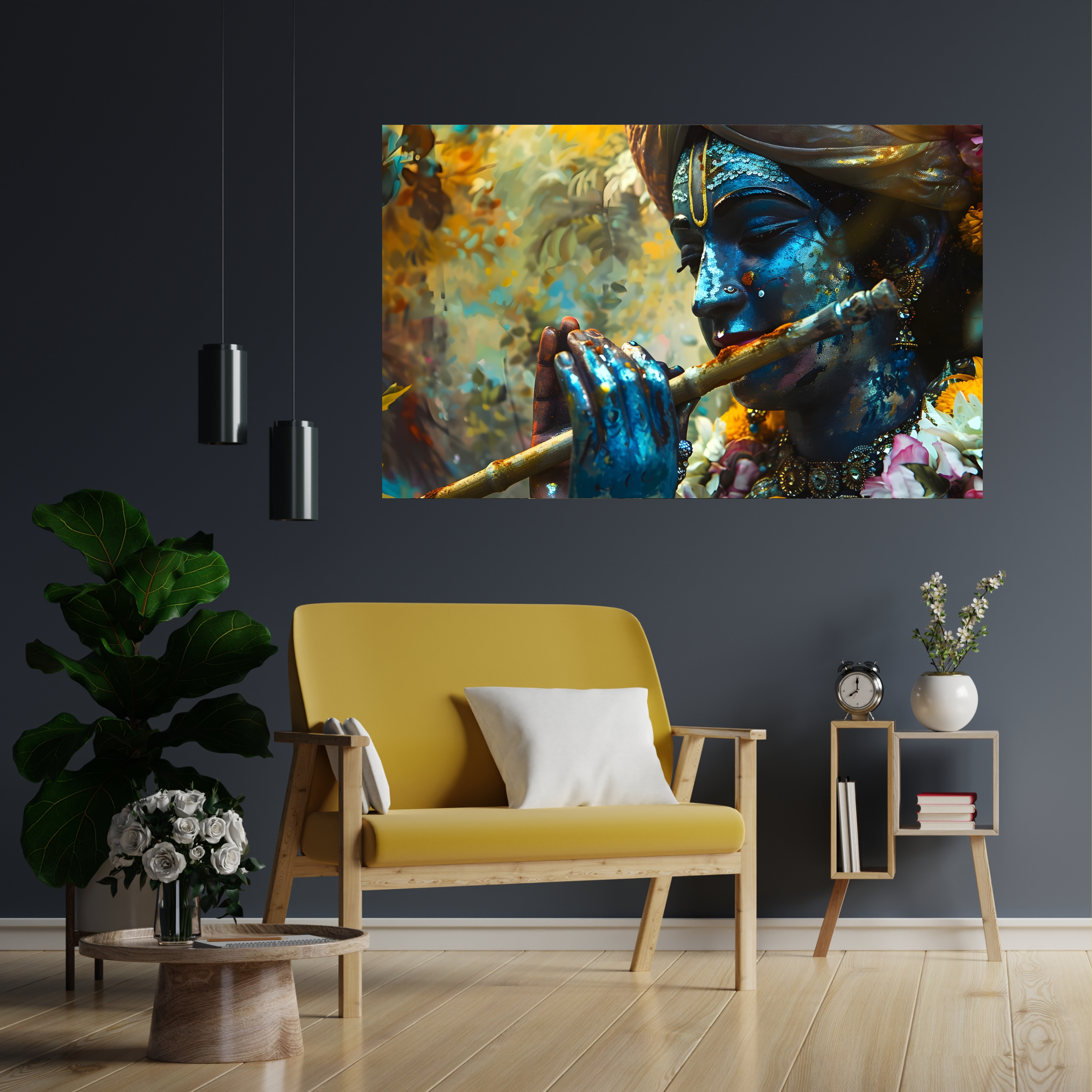 Arjuna Hindu Playing the Flute Horizontal Poster product thumbnail image Arjuna Hindu Playing the Flute Horizontal Poster product thumbnail image