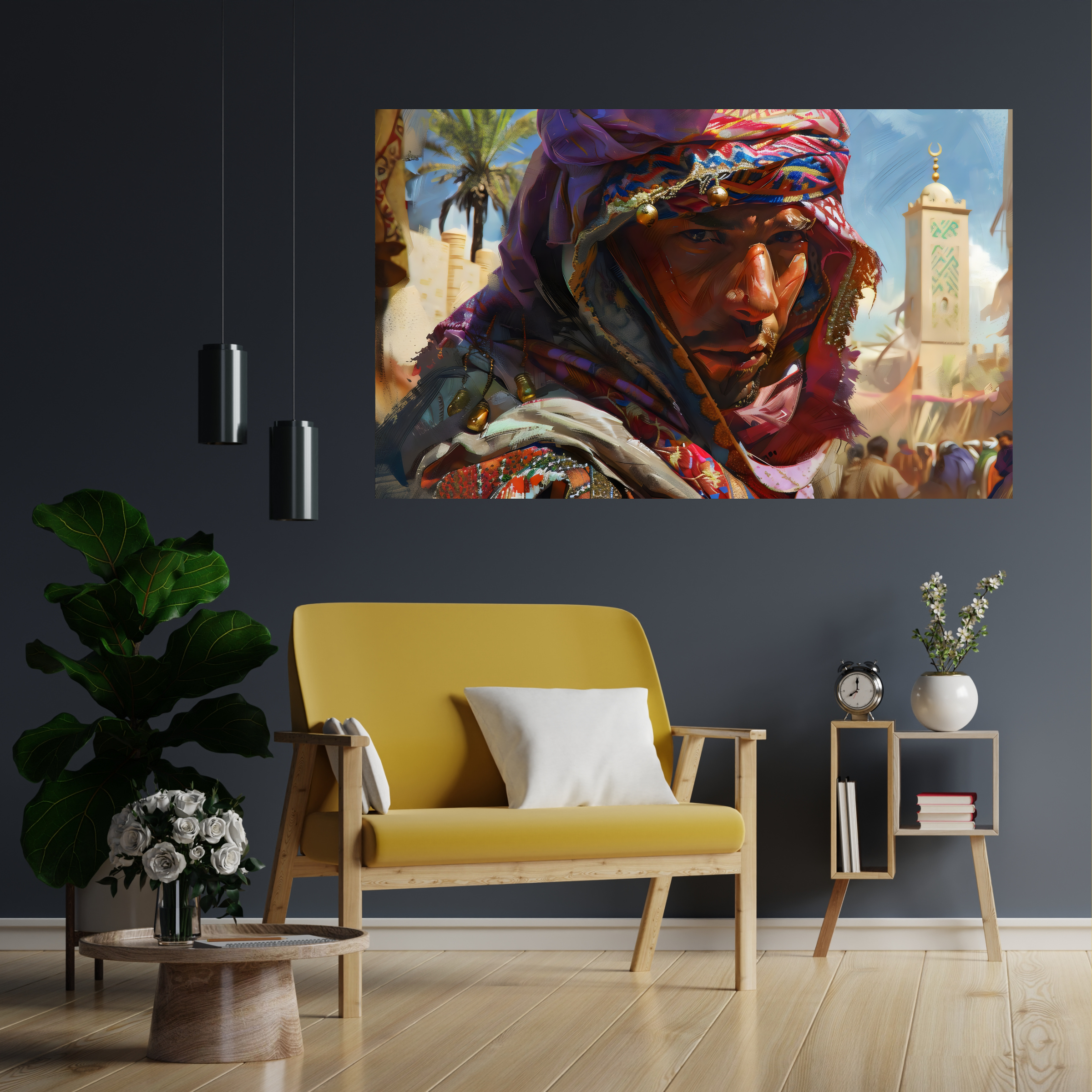 Arab Bedouin Warrior in Mecca Horizontal Poster product thumbnail image Arab Bedouin Warrior in Mecca Horizontal Poster product thumbnail image
