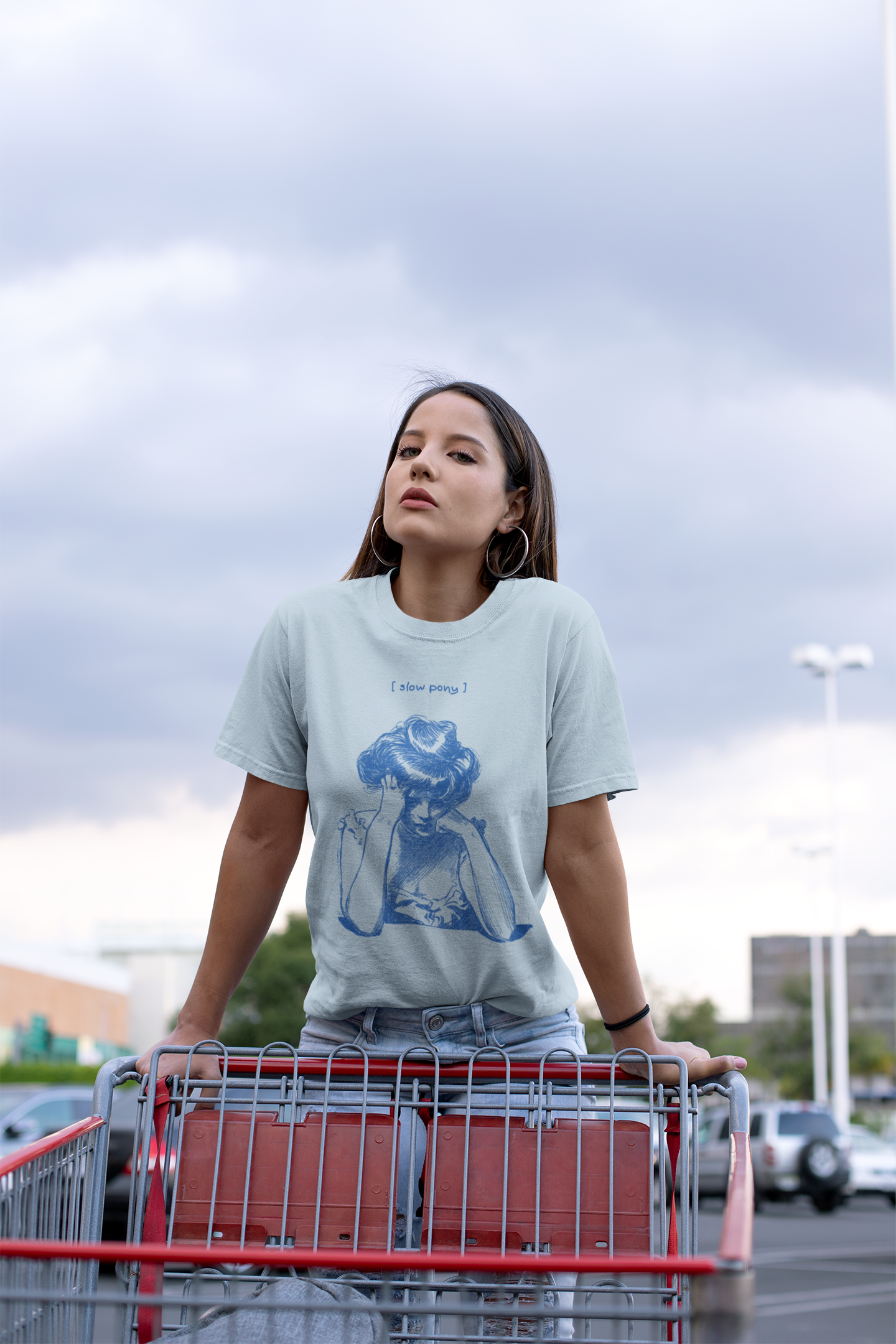 Slow Pony - Unisex Garment-Dyed T-shirt product thumbnail image Slow Pony - Unisex Garment-Dyed T-shirt product thumbnail image