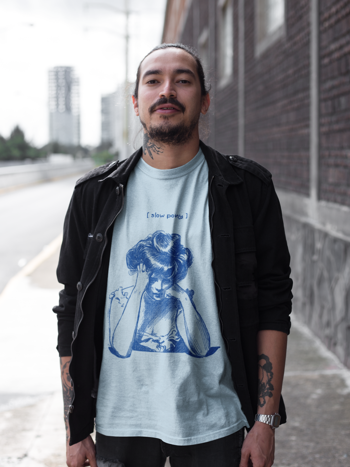 Slow Pony - Unisex Garment-Dyed T-shirt product thumbnail image Slow Pony - Unisex Garment-Dyed T-shirt product thumbnail image