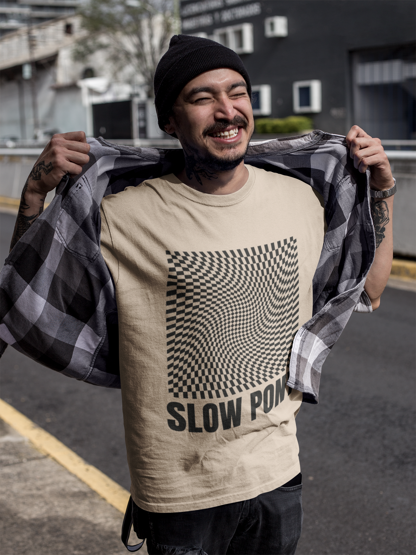 Slow Pony - Trippy Unisex Garment-Dyed T-shirt Slow Pony - Trippy Unisex Garment-Dyed T-shirt