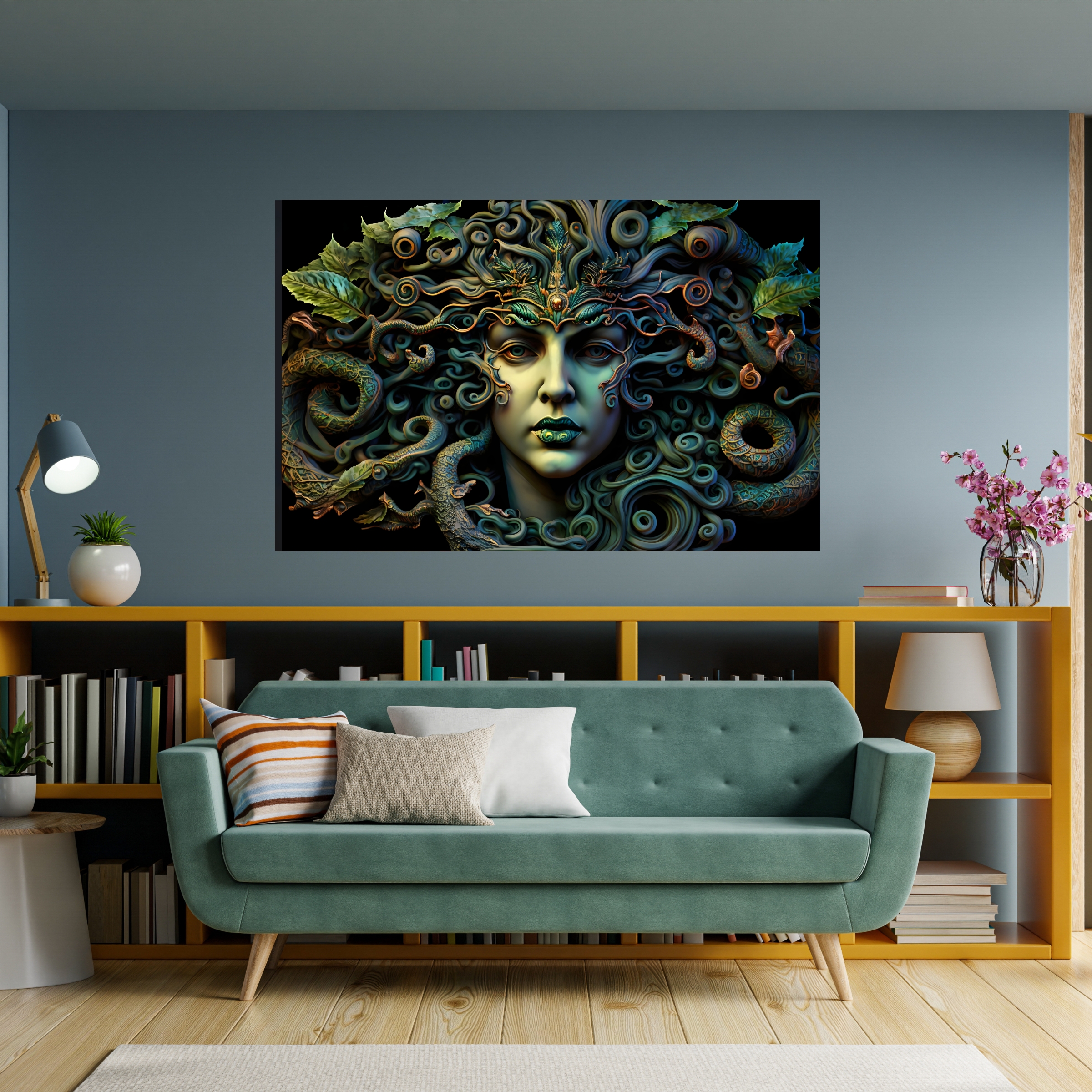 Medusa Greek Mythology Horizontal Poster