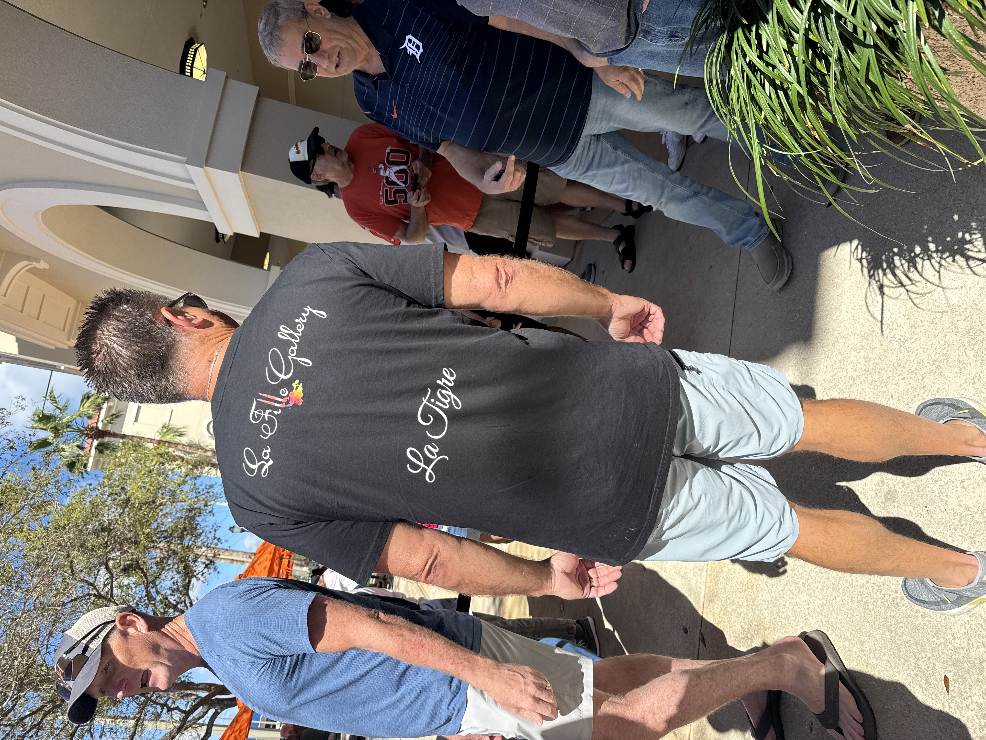 T-Shirt La Tigre by Tiffany Marie Luke Men's Staple V Neck Tee product thumbnail image